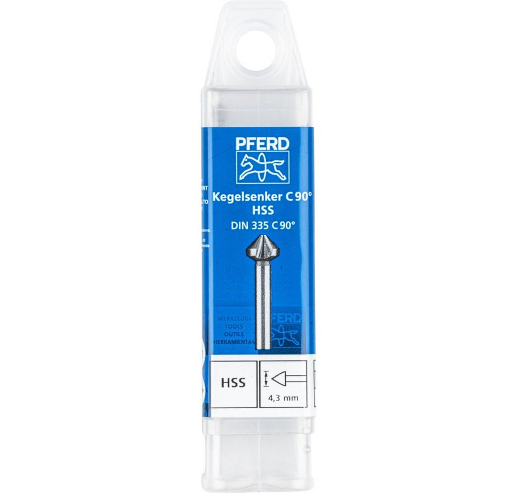 Thumbnail - Pferd Senkbohrer PFERD KES HSS DIN 335 C90° 4,3 25202100 Kegelsenker 4.3 mm HSS 1 St