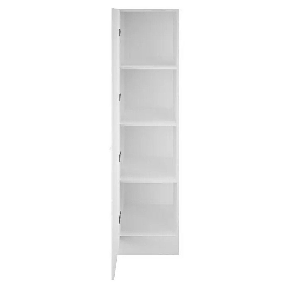 Flex-Well Hochschrank Geschirrschrank 50 cm breit - Weiß – Modell Rapido