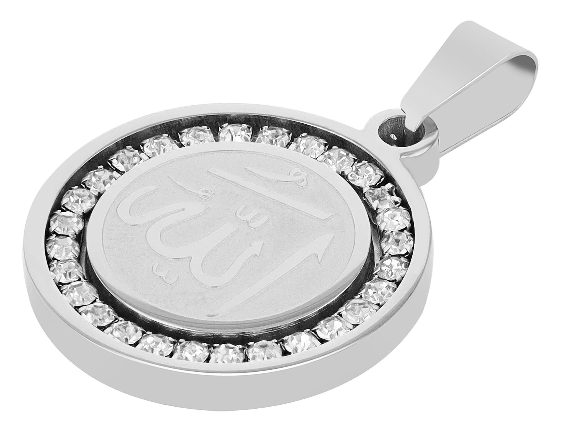 AKZENT Kettenanhänger Malik Edelstahl silber (Einzeln) günstig online kaufen