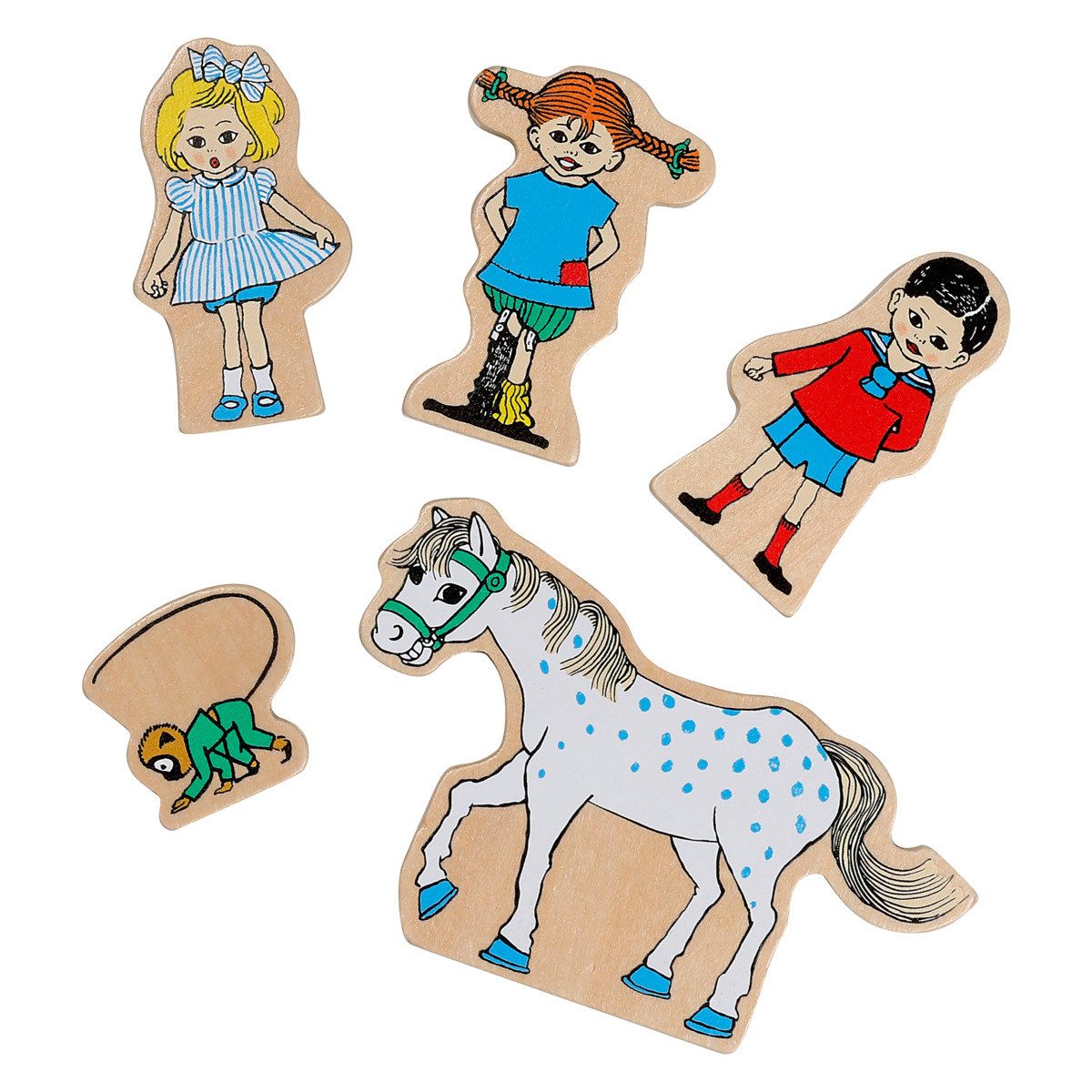 Pippi Langstrumpf Spielfigur 44388800 Unisex Kinder, (5-tlg), keine Angabe / nicht relevant