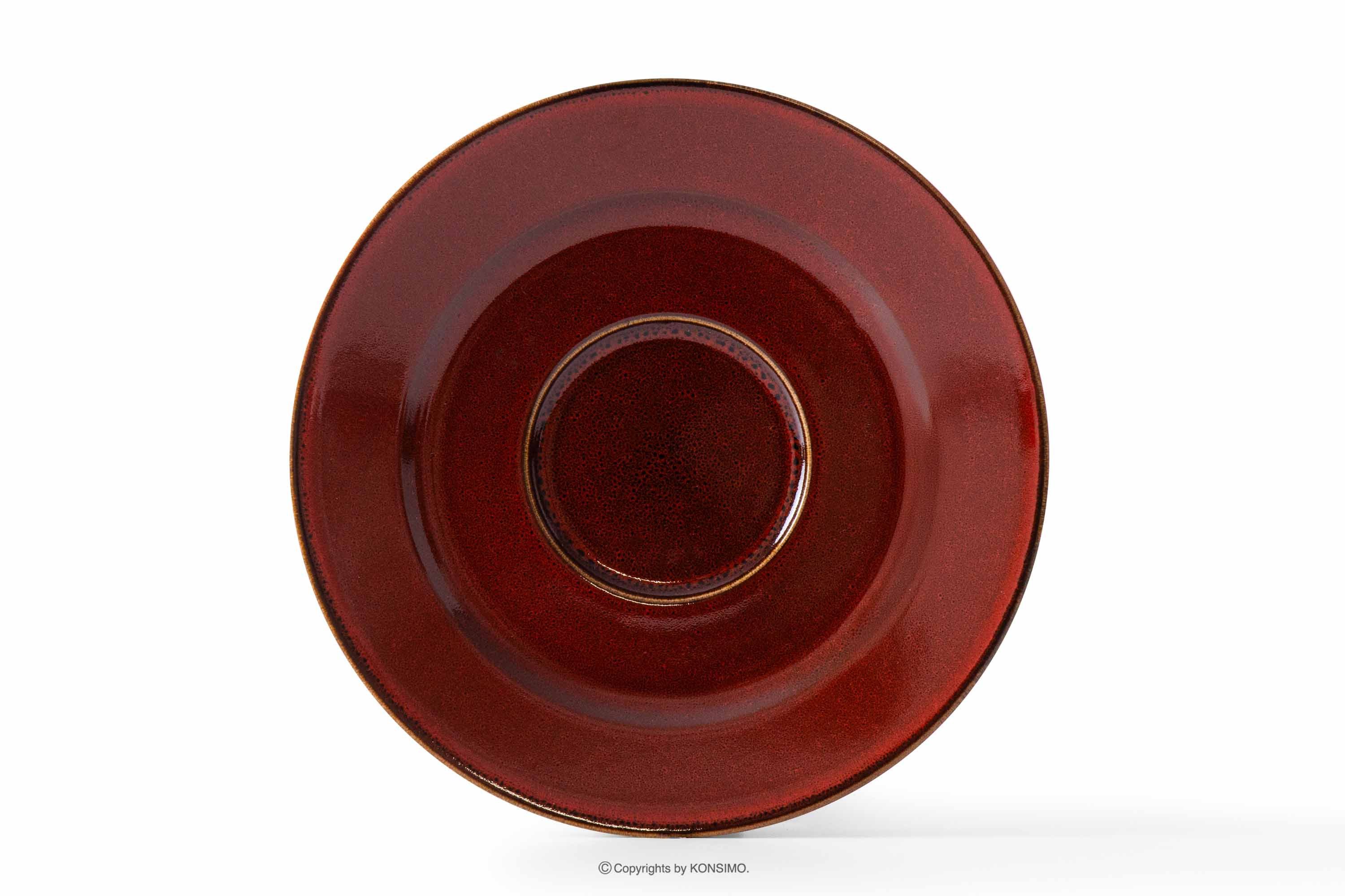 Ritzenhoff & Breker Kaffeeservice RITZENHOFF & BREKER GAMBIA Espressotassen-Set, KONSIMO (12-tlg), 6 Personen, Steinzeug, 90 ml, spülmaschinengeeignet, mikrowellengeeignet, Reaktivglasur