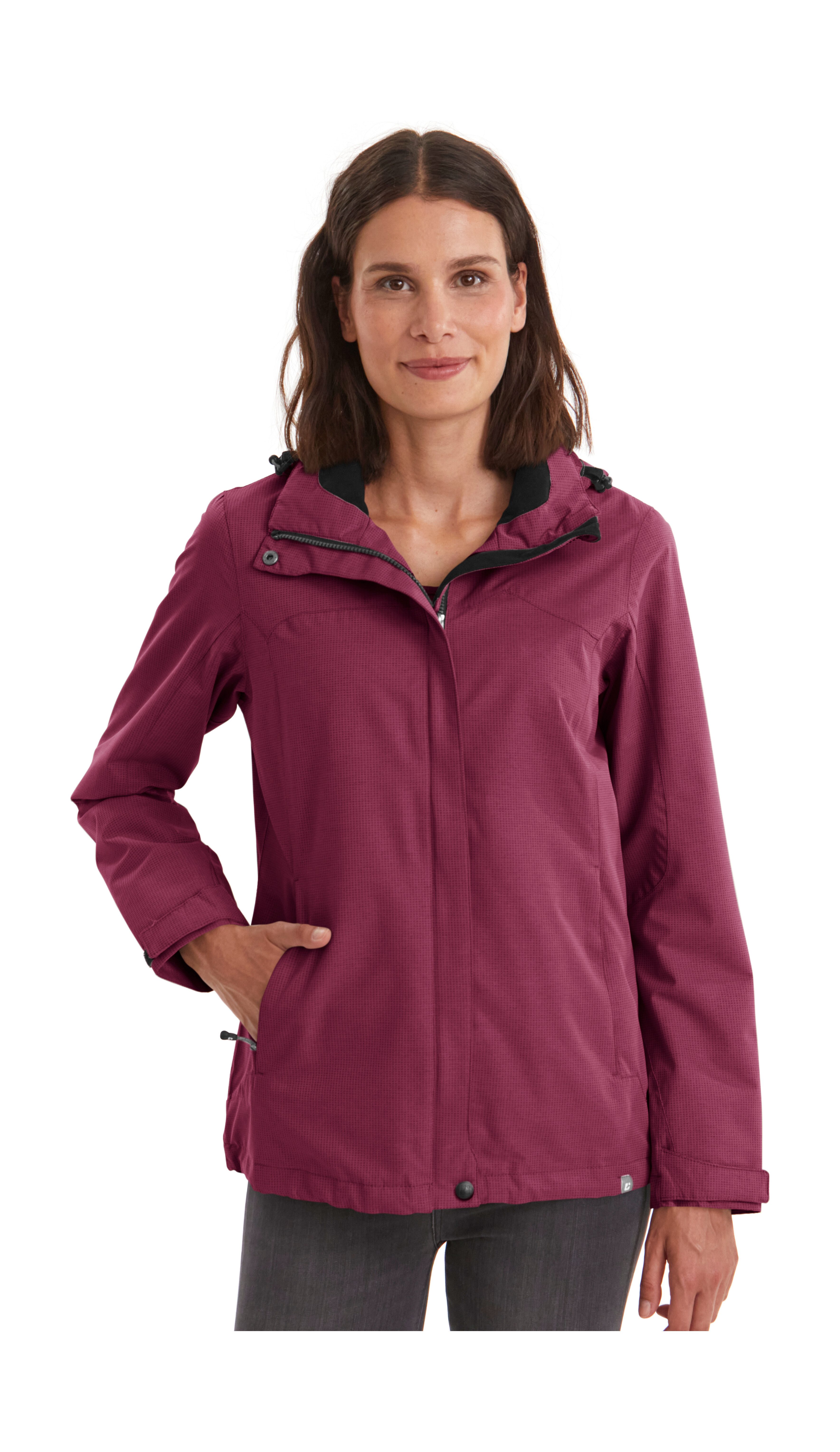 Inkele Killtec Outdoorjacke dunkelrosé