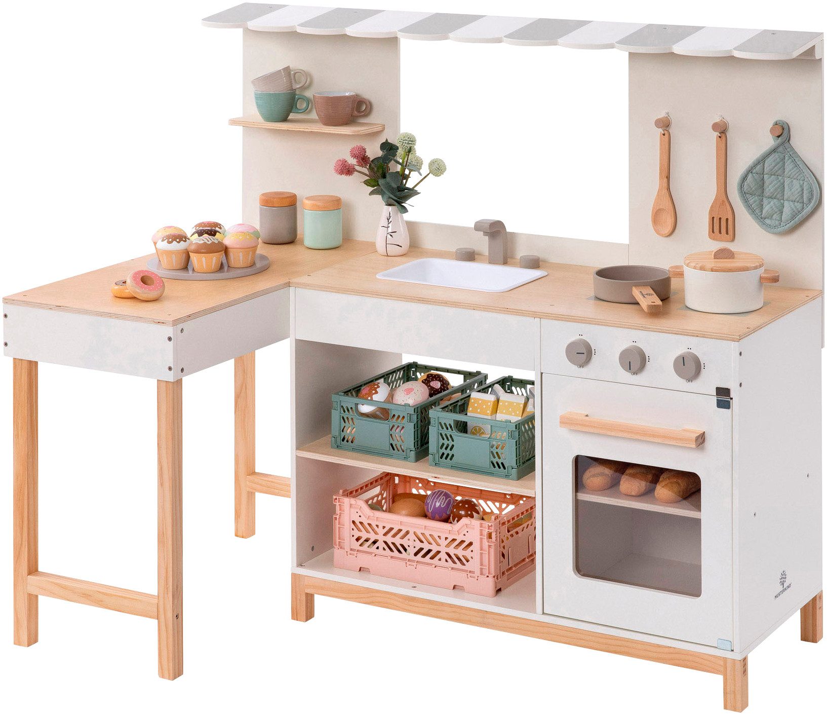 MUSTERKIND® Spielküche Robusta Holz, Kunststoff, FSC® günstig online kaufen