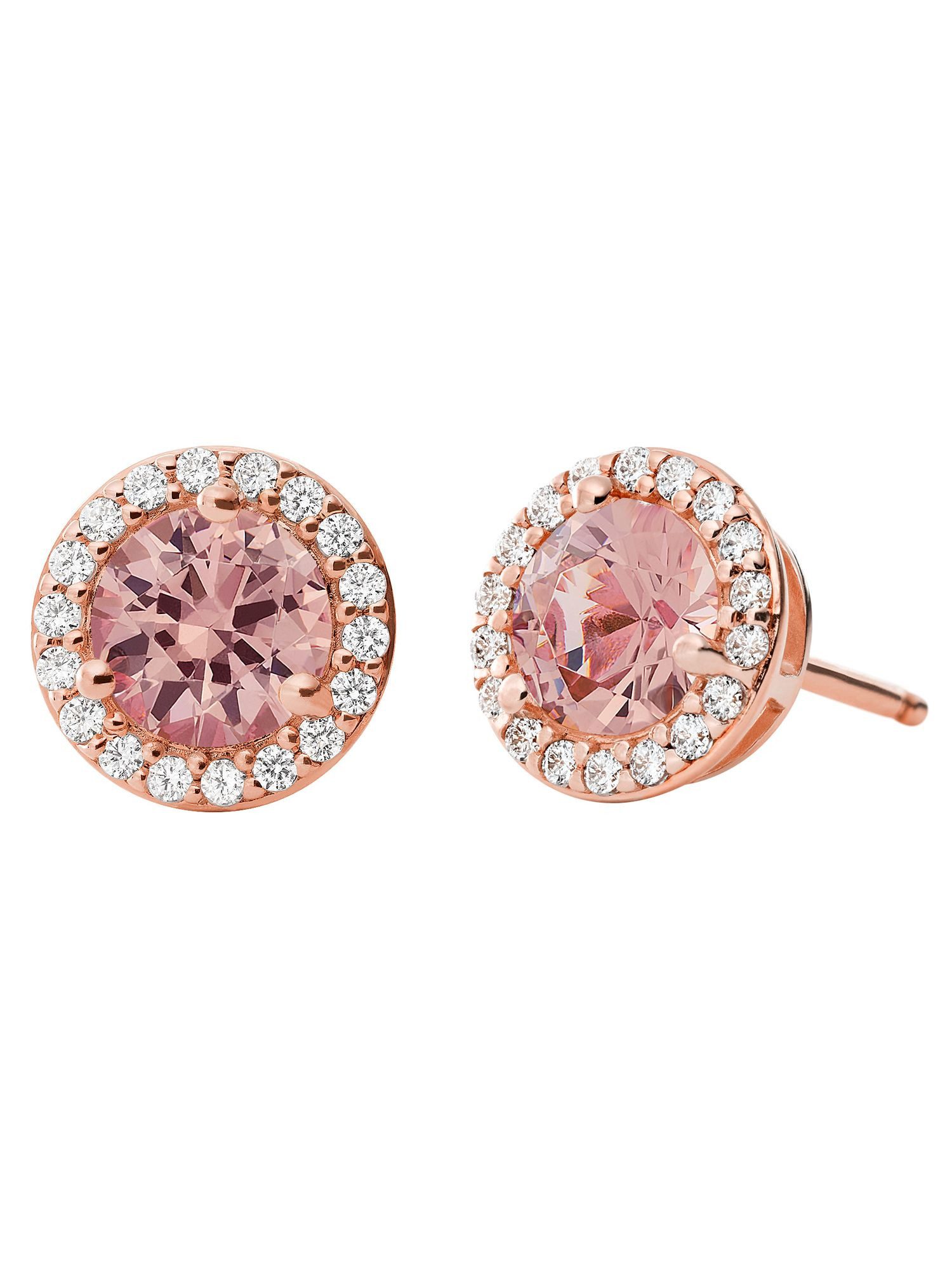 MICHAEL KORS Paar Ohrstecker MKC1035A2791, Michael Kors MKC1035A2791 Damen Ohrstecker Silber 925 Rose rosa