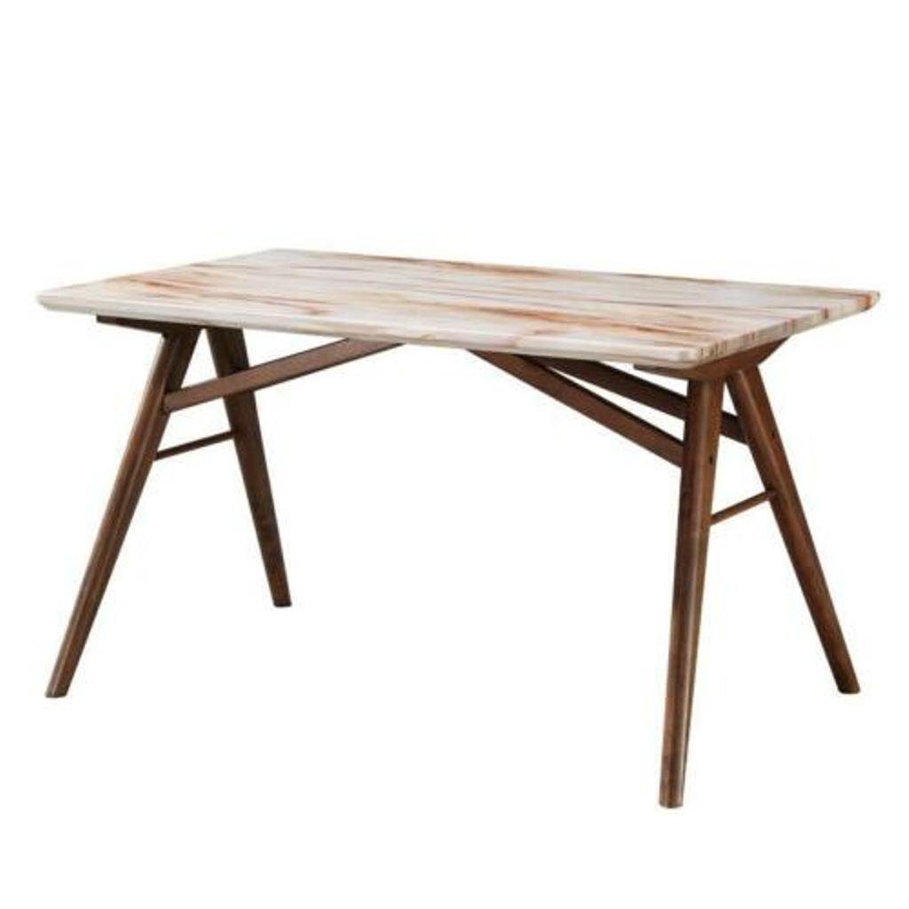 JVmoebel Esszimmer-Set, Ess Set Tisch Garnitur Designer Komplett tlg. Marmor Zimmer 5 Holz