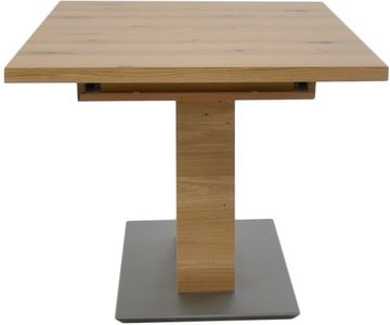 K+W Komfort & Wohnen Esstisch Santos III, Esstisch rechteckig, Untergestell und Tischplatte furniert in Eiche
