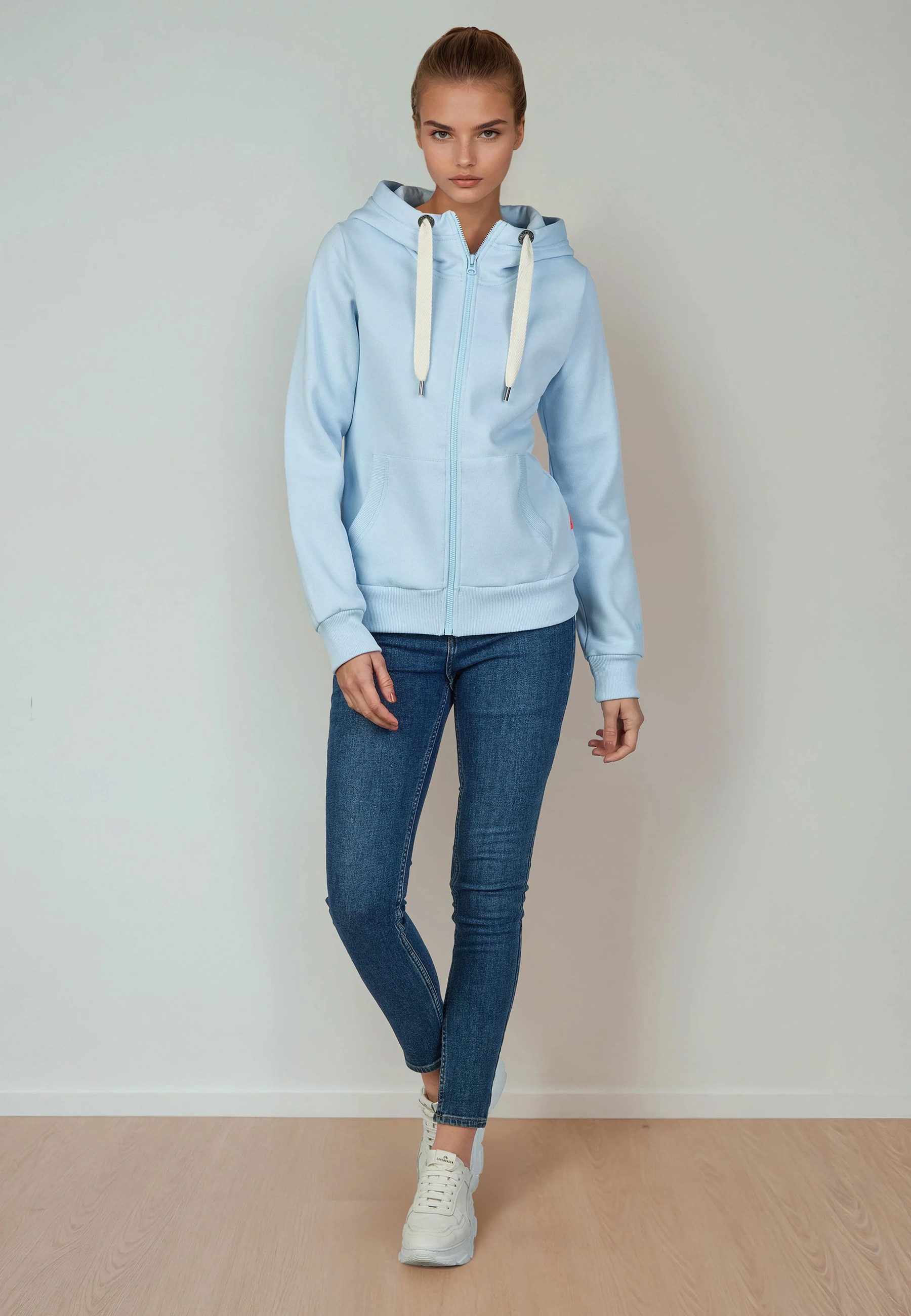 salzhaut Sweatjacke SÖÖTE Damen Tailliert weiche, bequeme Sweatjacke, Hoodiejacke, Indoorjacke zum Verlieben!