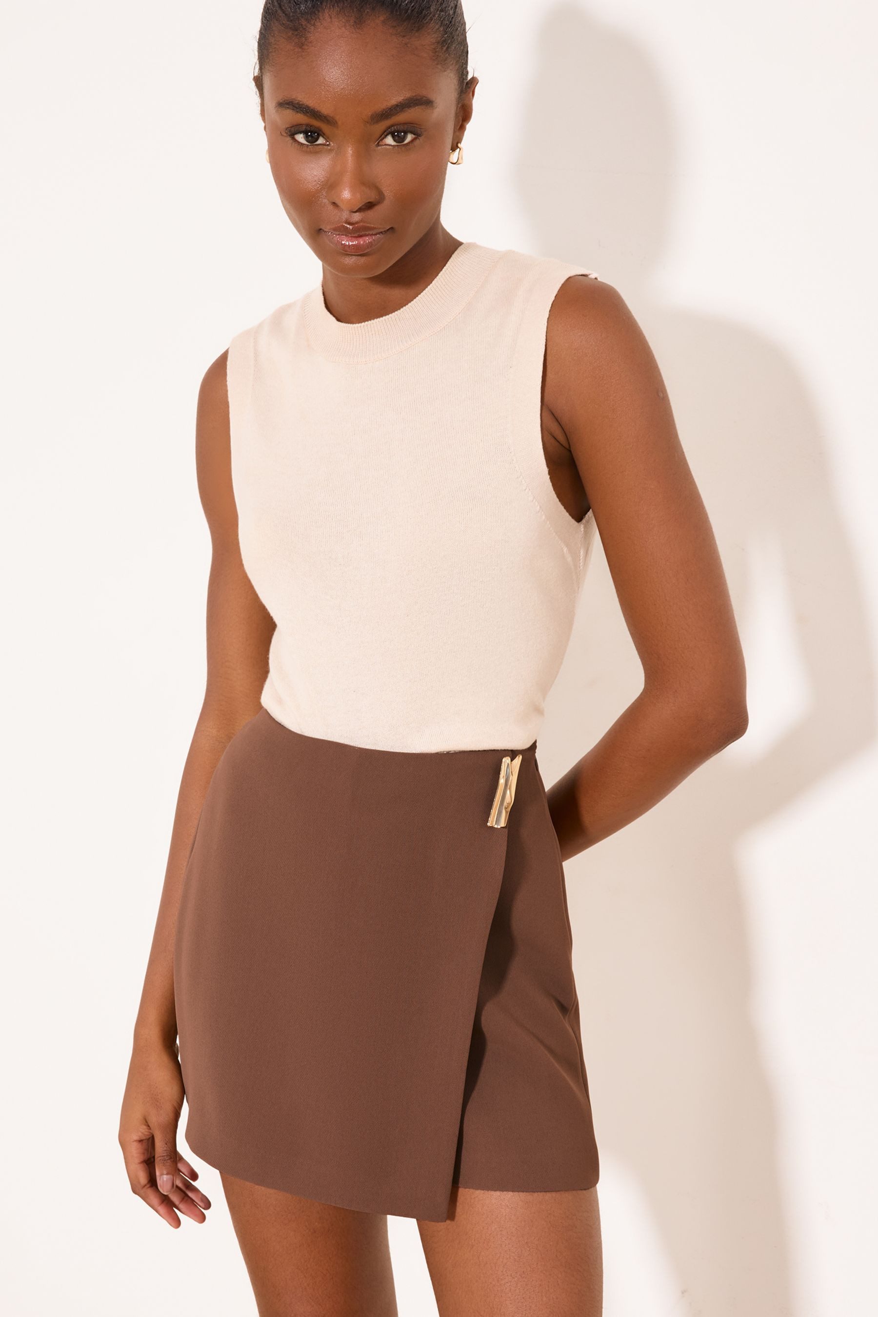 LIPSY Hosenrock Lipsy Wickel-Skort (1-tlg)