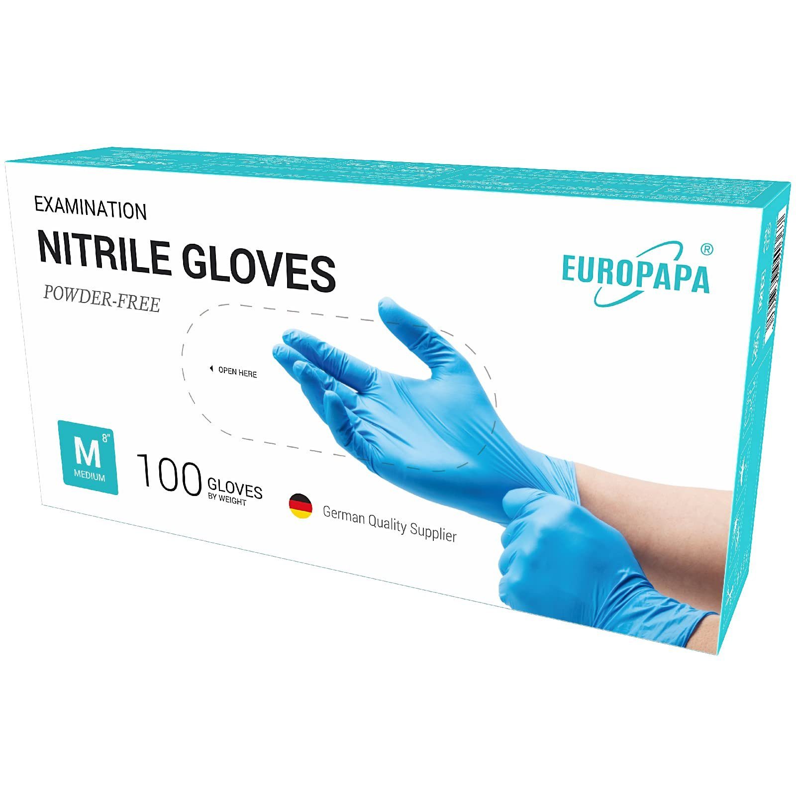 EUROPAPA Nitril-Handschuhe Medical Einmalhandschuhe Untersuchungshandschuhe günstig online kaufen