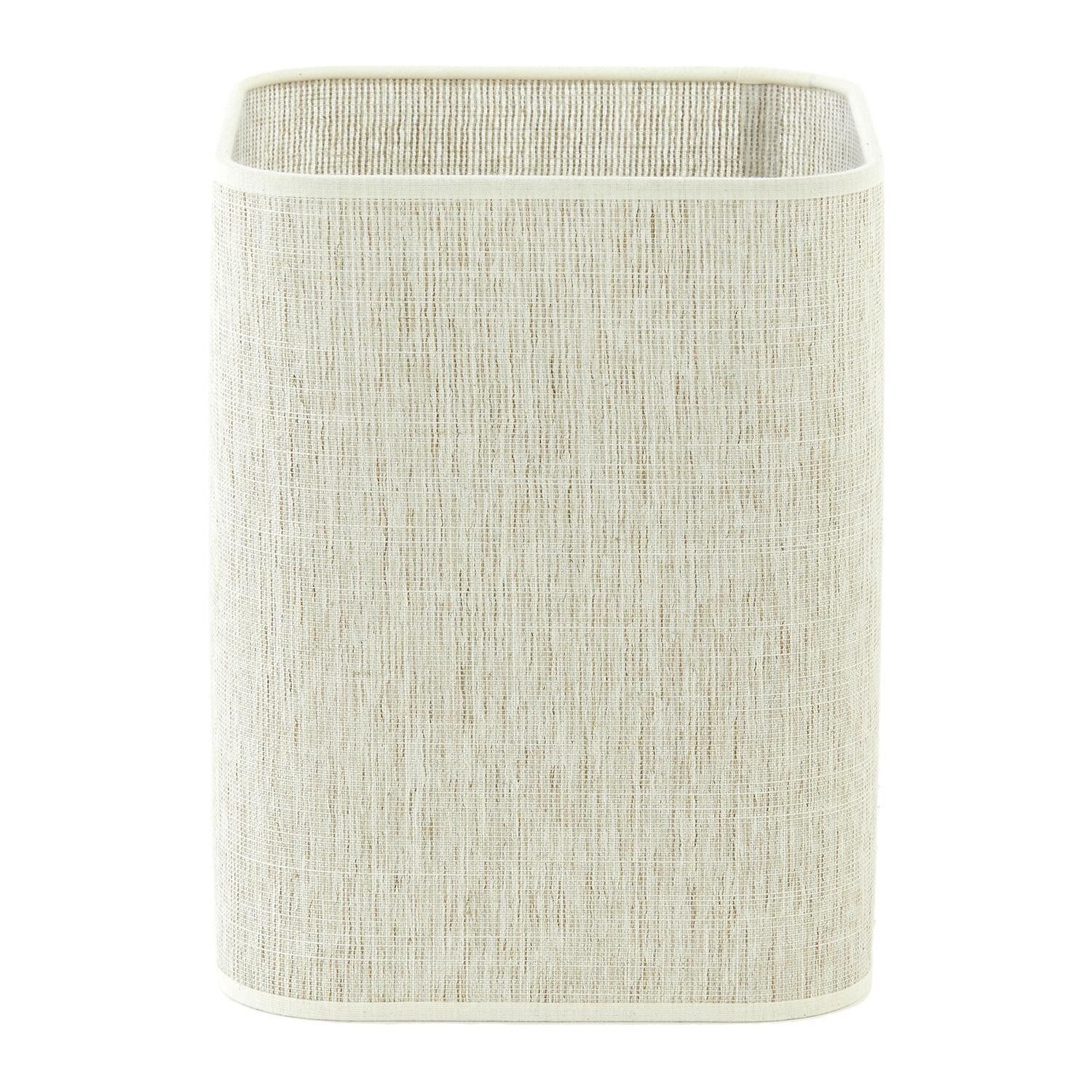 Light & Living Lampenschirm BRESKA, Perlweiß, Textil, Halterung aus Metall, B 20 x H 26 x T 20 cm