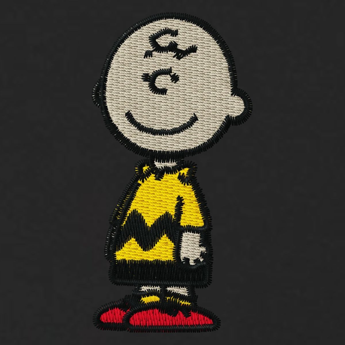 Spreadshirt Hoodie Peanuts Charlie Brown Als Stickmotiv Unisex Hoodie (1-tlg)