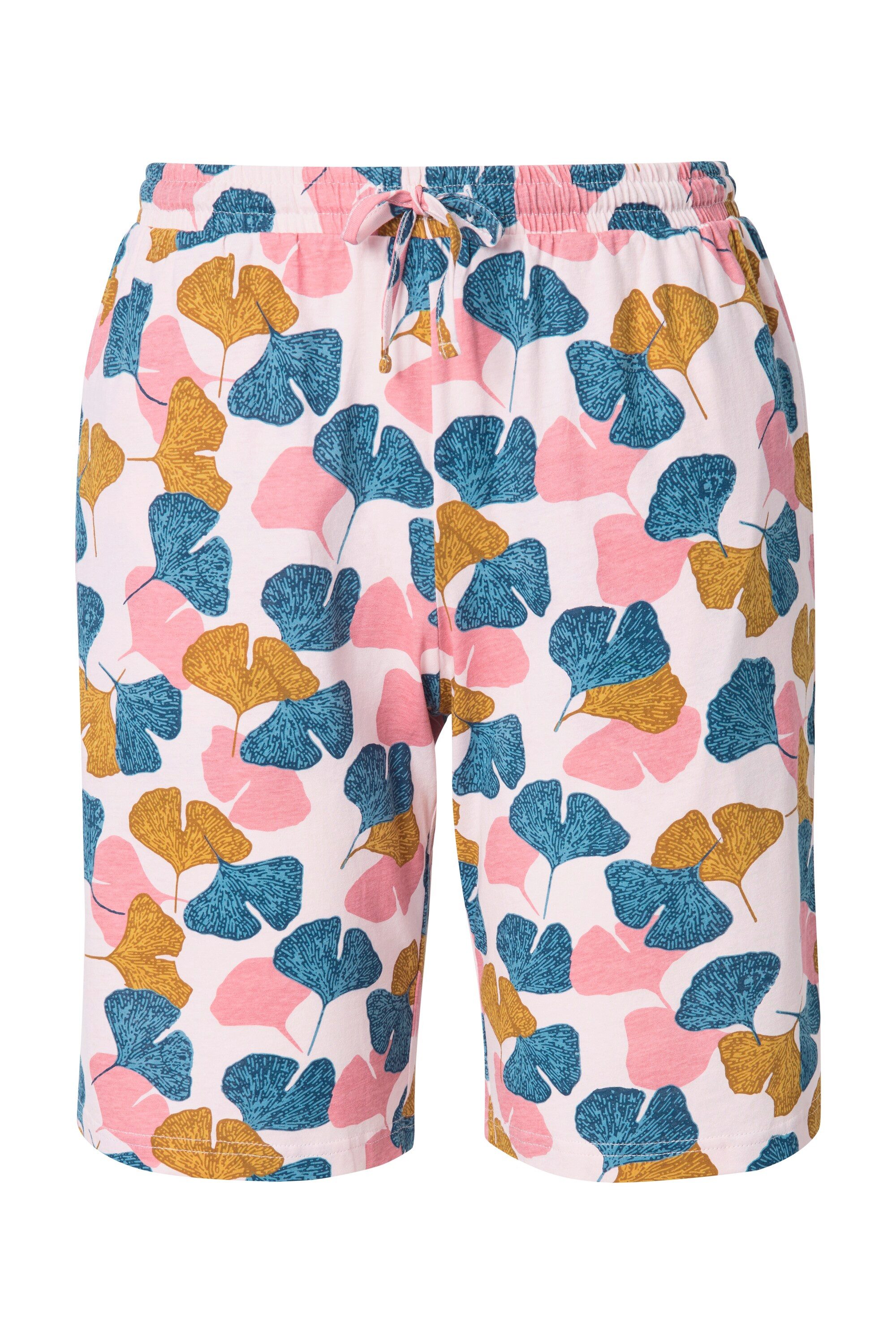 Ulla Popken Pyjamahose Pyjama-Shorts Gingko weites günstig online kaufen