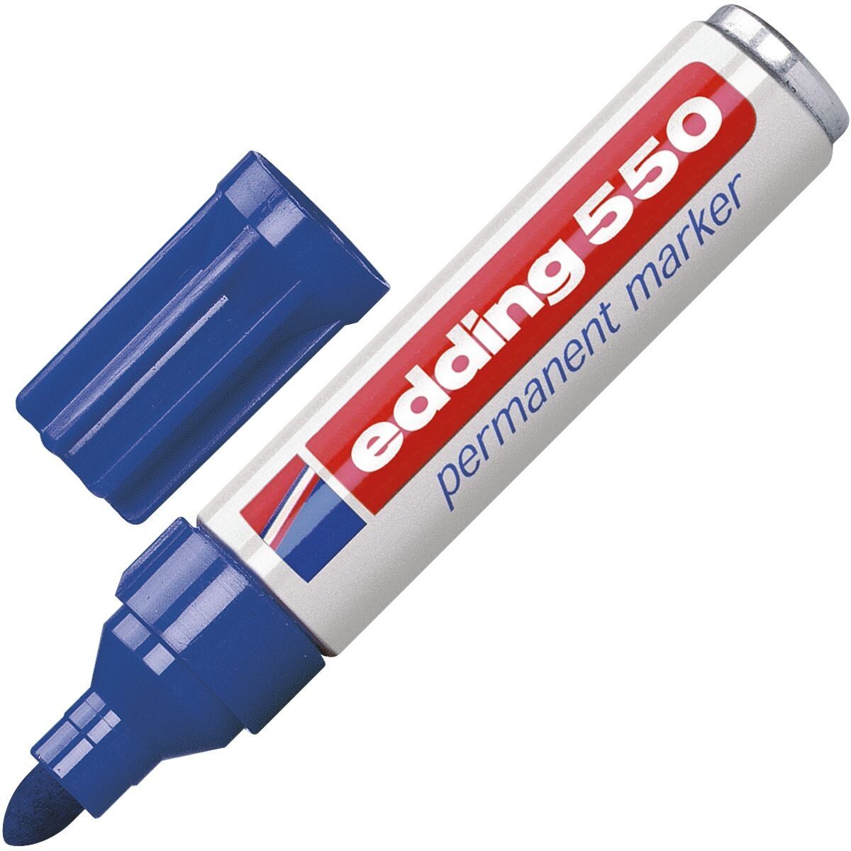 edding Permanentmarker 550, (1-tlg), wisch- und wasserfest
