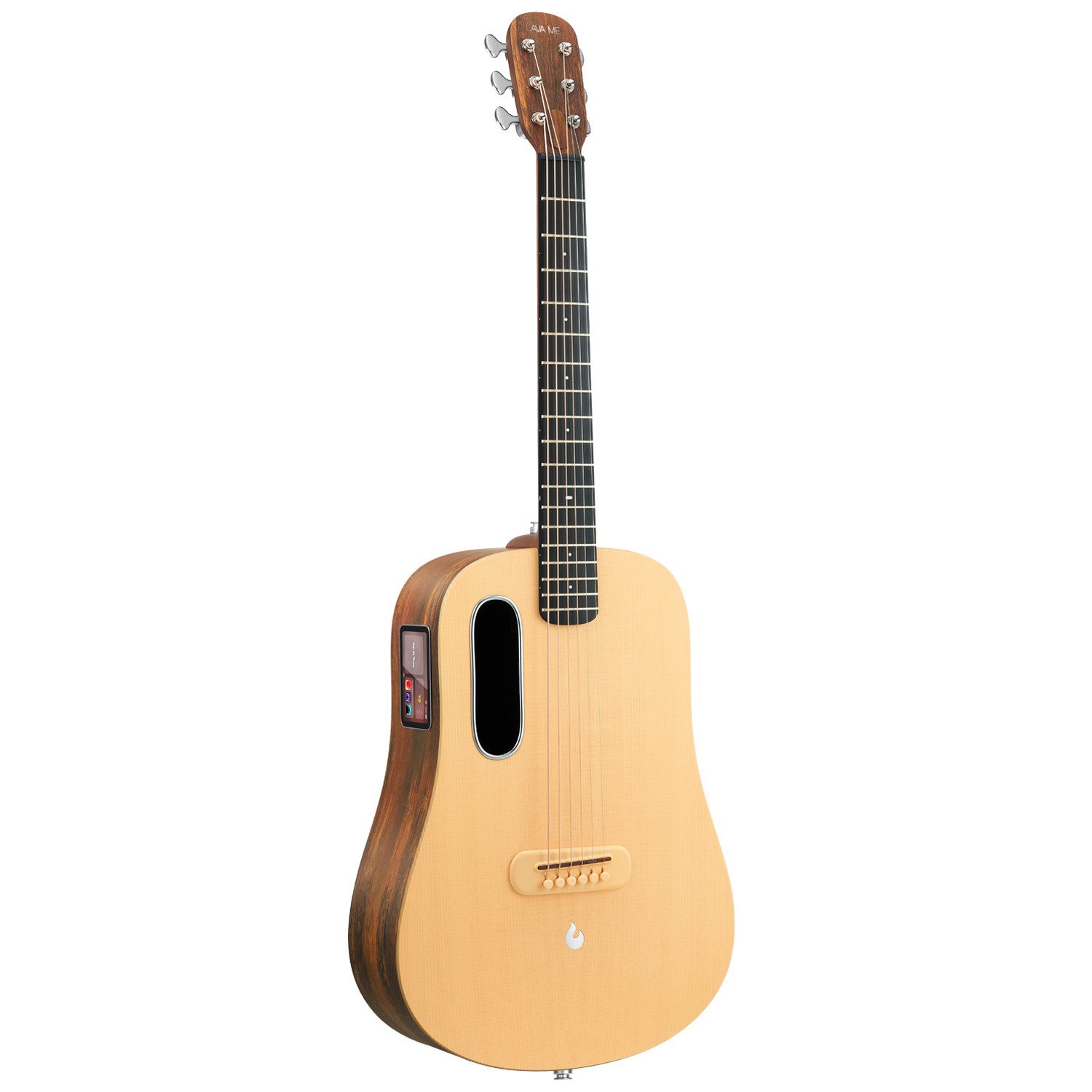 Westerngitarre Lava Music Gitarre ME4 Spruce 36 Zoll Woodgrain Brown
