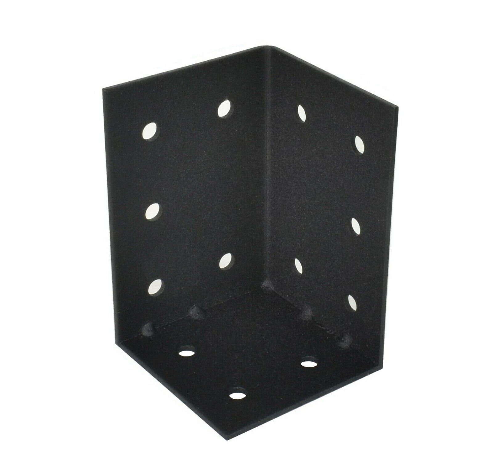 Möbelbeschlag Bettwinkel 70x70x104 mm Schwarz Bettverbinder Winkelbeschlag