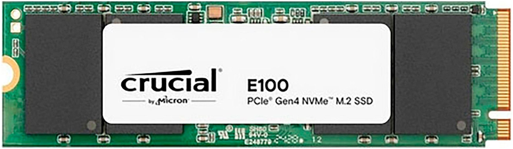 Crucial E100 interne SSD (1000 GB) 5000 MB/S Lesegeschwindigkeit, 4500 MB/S Schreibgeschwindigkeit