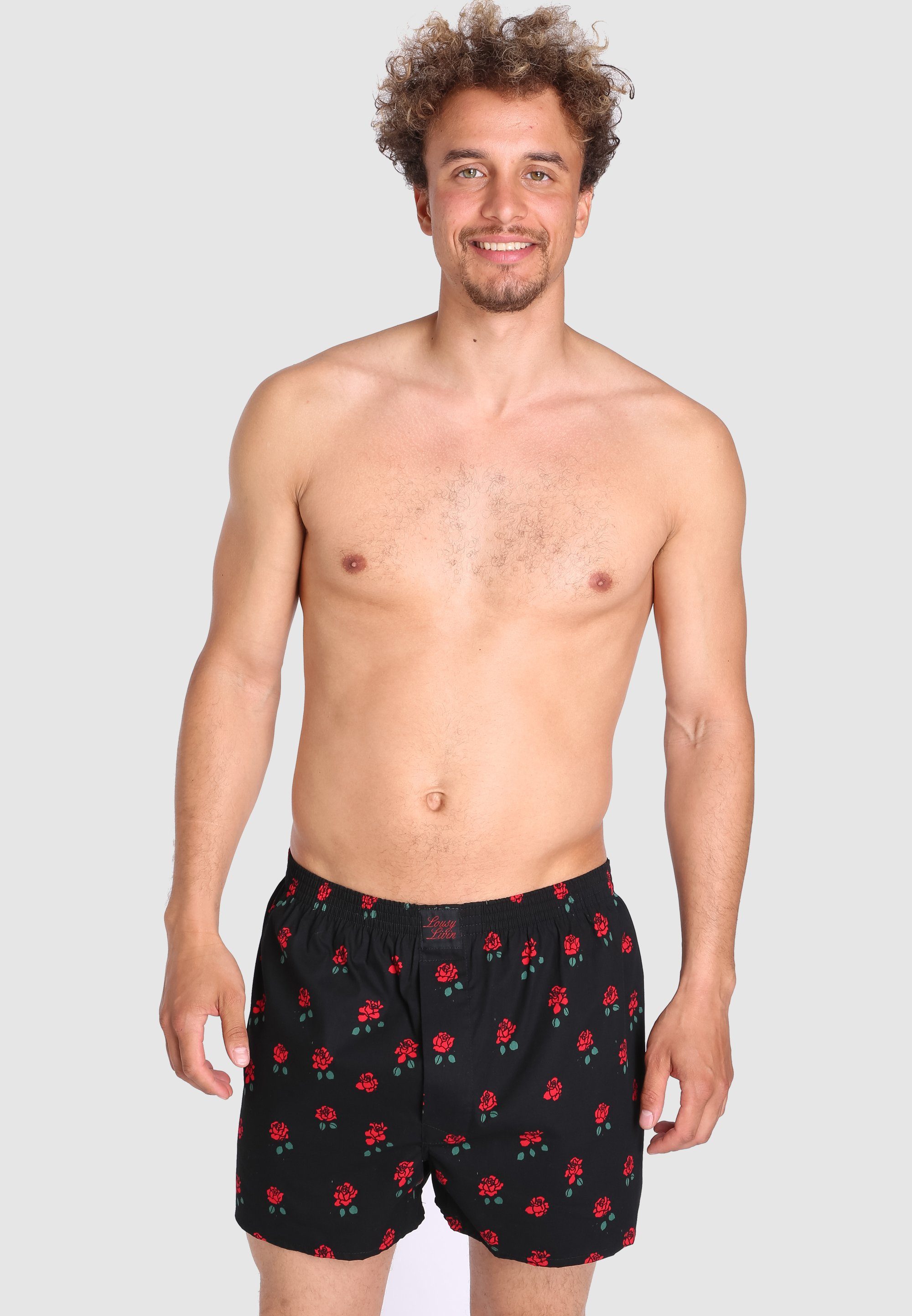 Lousy Livin Boxershorts Rose & Valentines im praktischen 2er-Pack