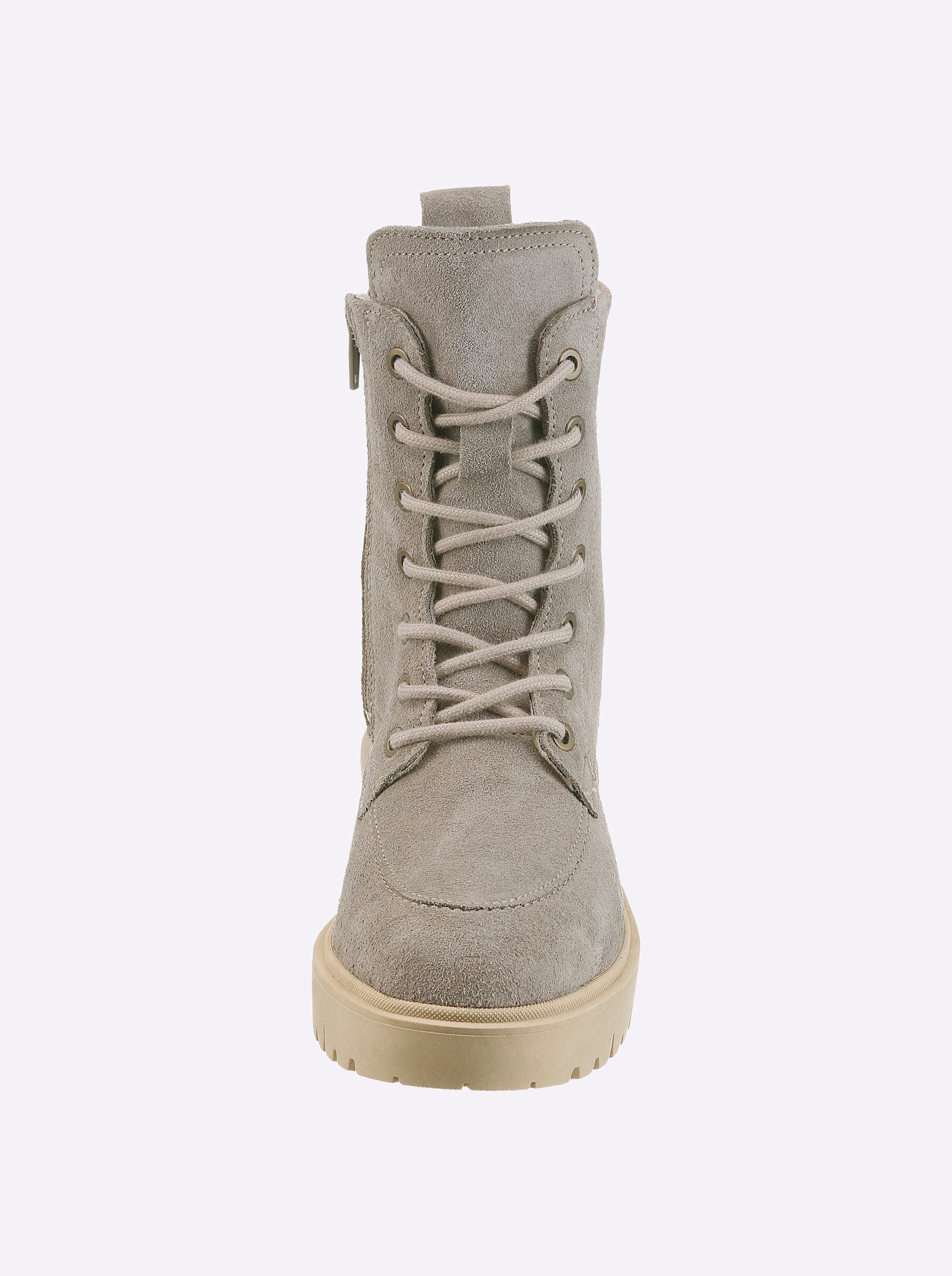 heine Schnürstiefelette Stiefelette Wechselfußbett