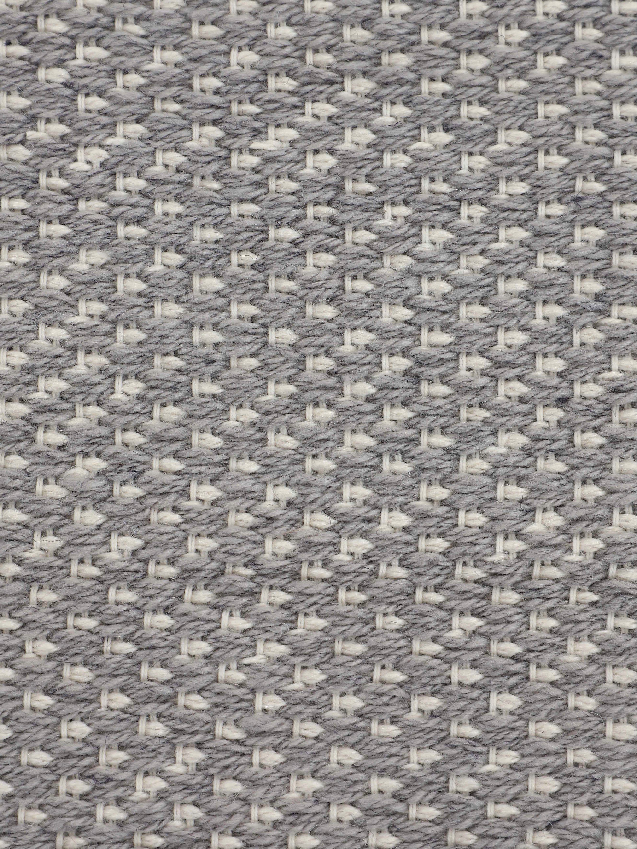 Wendeteppich, 205, Höhe: Material mm, Optik recyceltem 7 grau Sisal Frida rechteckig, 100% carpetfine, Teppich Flachgewebe, (PET),