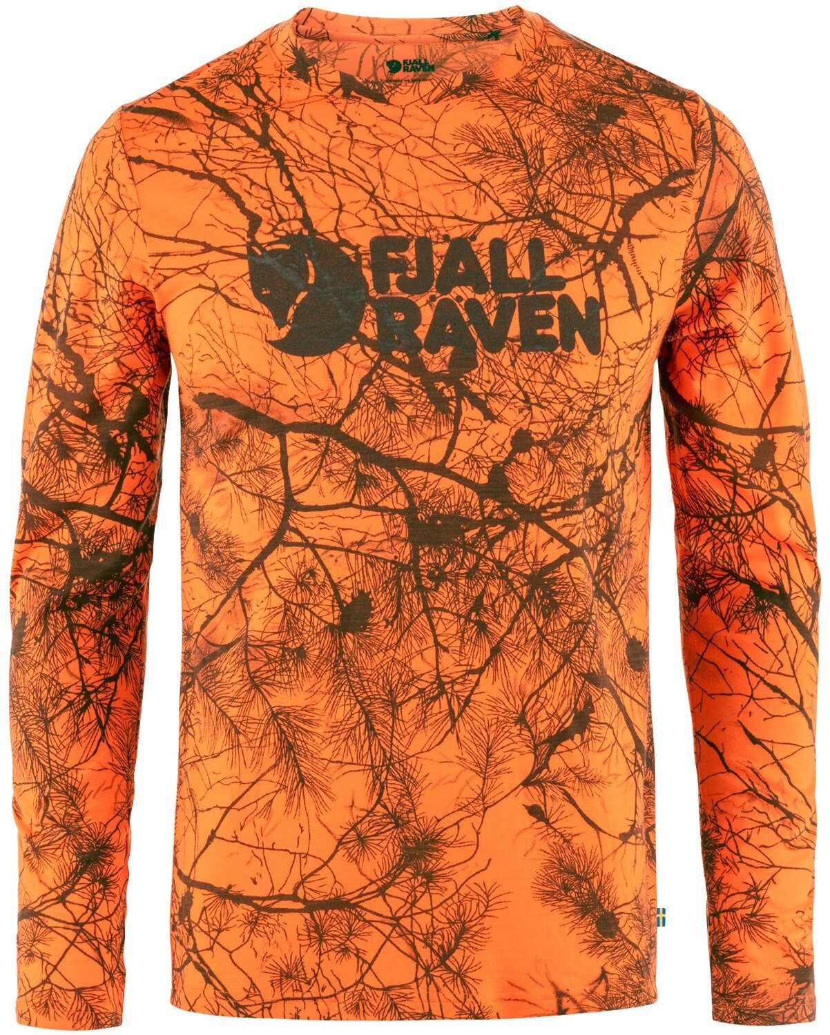 Fjällräven Funktionsshirt Langarm-Shirt Värmland Camo Multi Orange