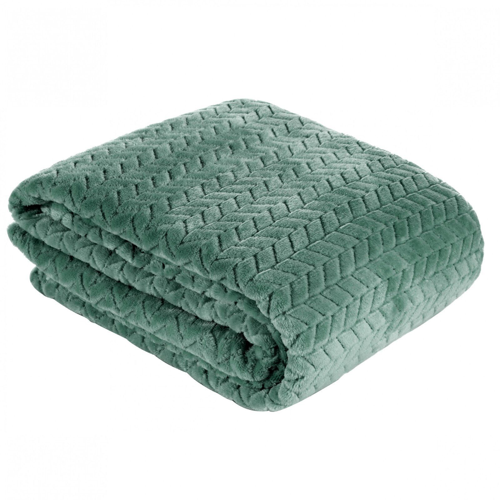 Plaid Cindy, Design91, Warm Kuschelig Gemustert Einfarbig Kuscheldecke Sofadecke TV-Decke