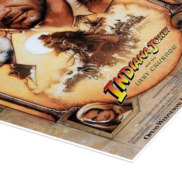Posterlounge Poster Vintage Entertainment Collection, Indiana Jones und der letzte Kreuzzug (Englisch)