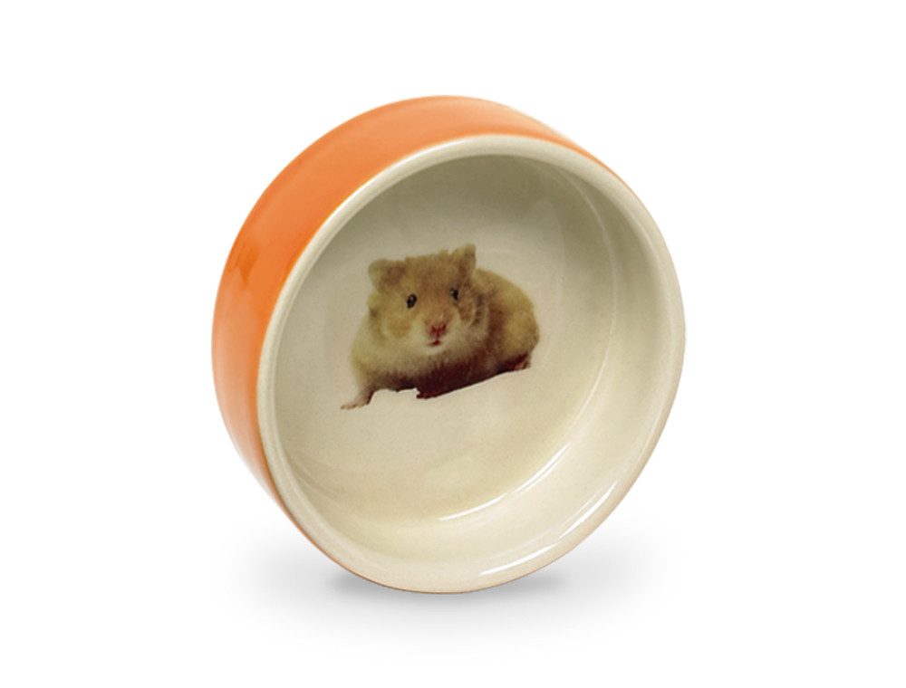 Nobby Futternapf HAMSTER Keramikschale, orange