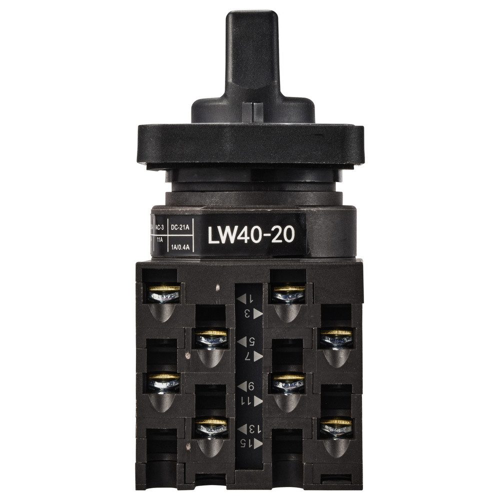 Thumbnail - TRU COMPONENTS Schalter TRU COMPONENTS TC-LW40-20 D404/4A48I Nockenschalter 20 A 690 V 2 x 45 (TC-LW40-20 D404/4A48I)