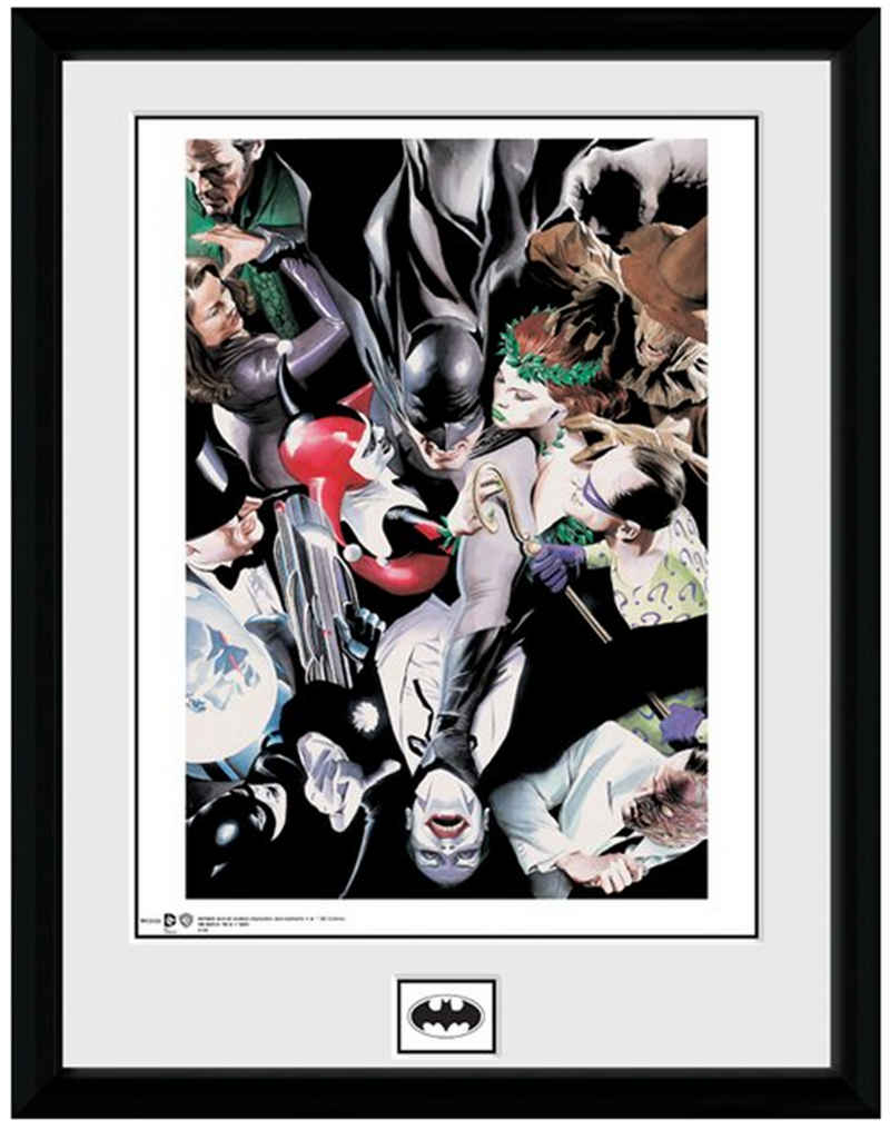 GB eye Bild mit Rahmen Batman – Villians – Batmans Feinde & Schurken - Collector Print