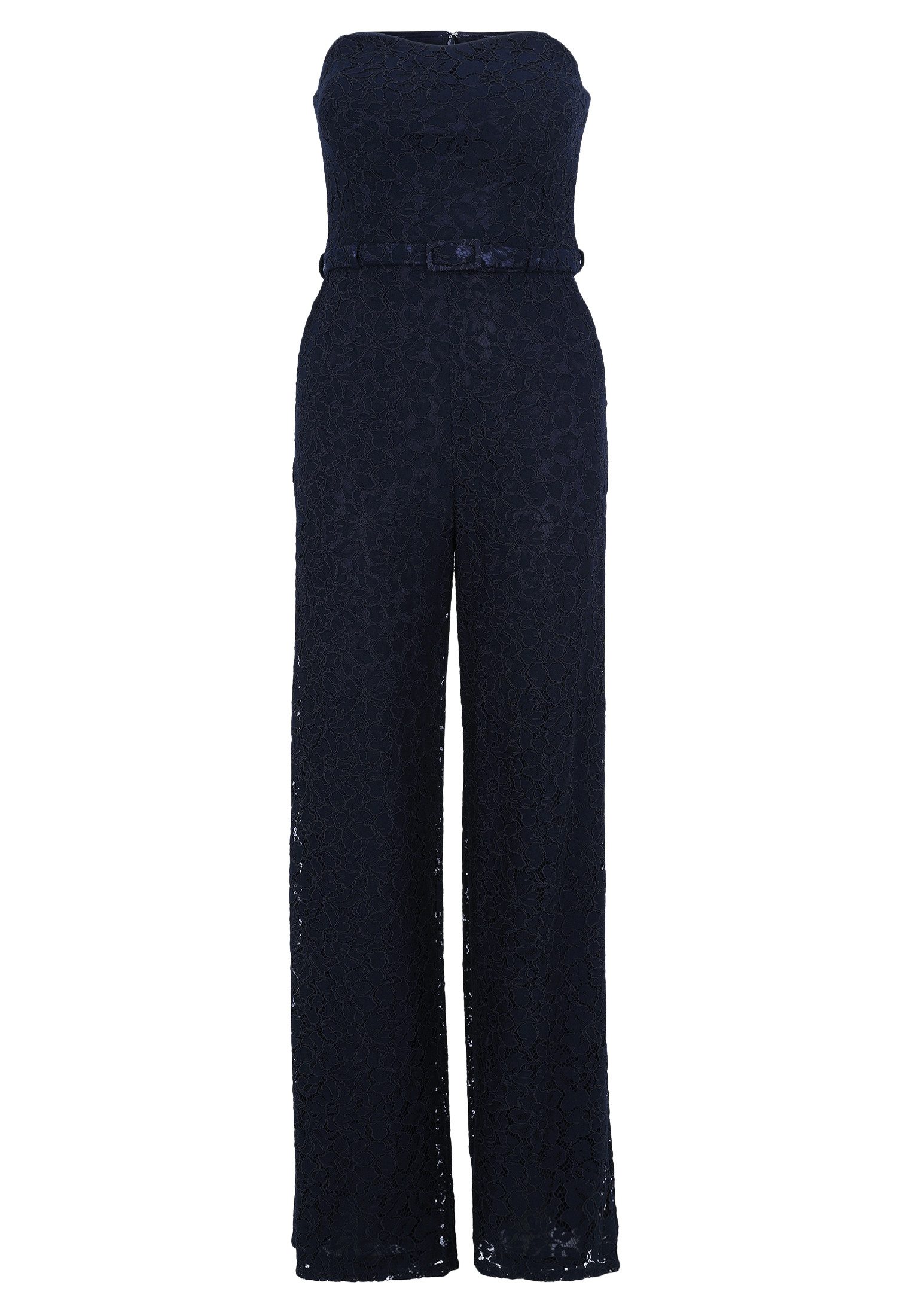 Vera Mont Overall Damen Jumpsuit mit Spitze (1-tlg) Gürtel günstig online kaufen