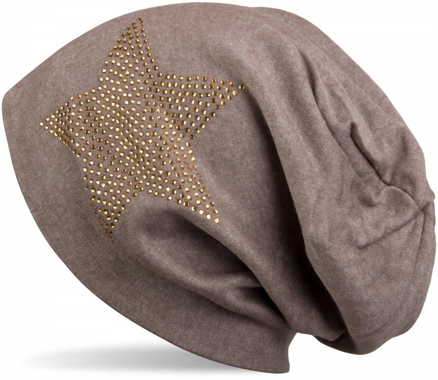Braun meliert / Gelbgold