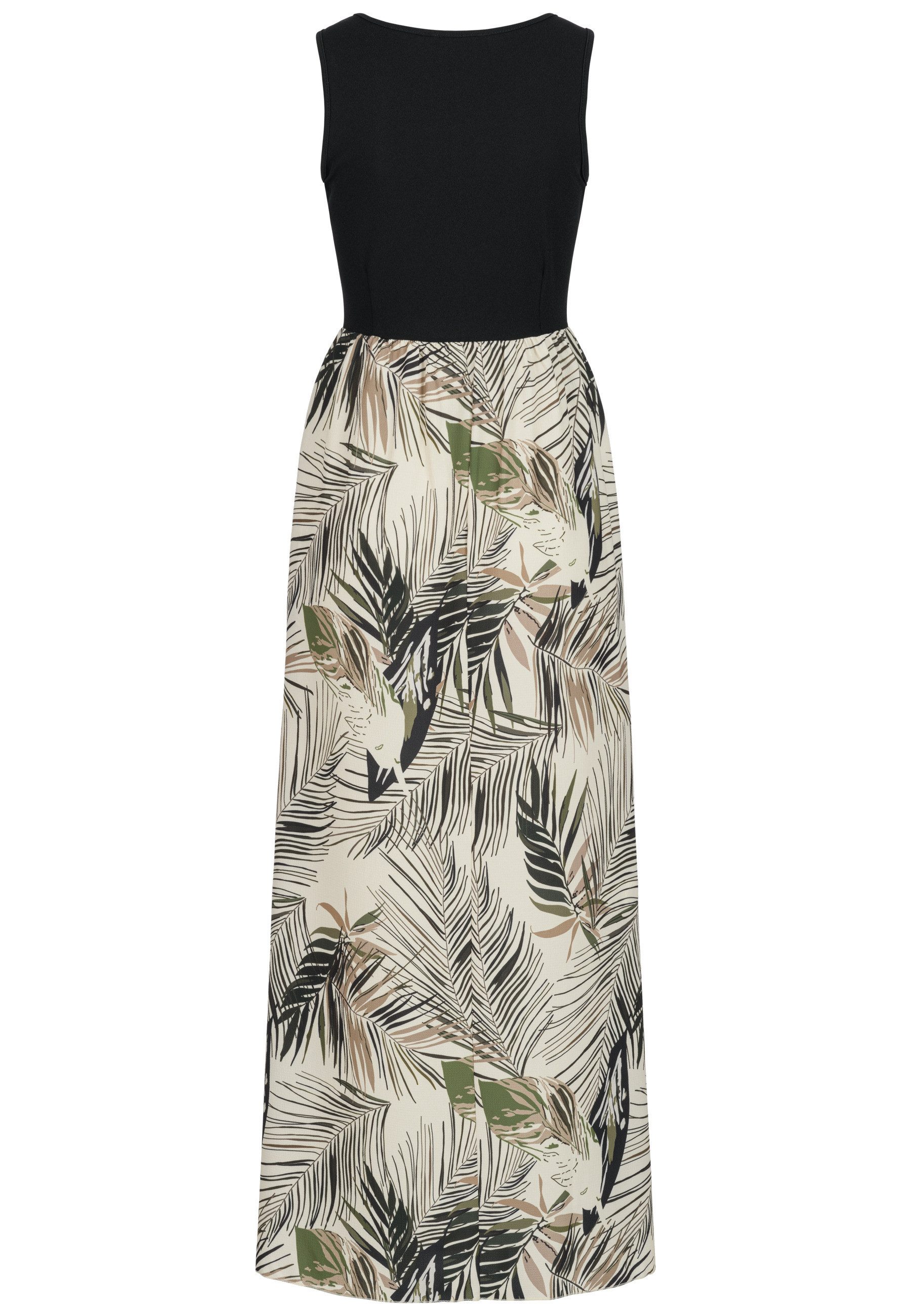 CLOUD 5IVE Shirtkleid CLOUD 5IVE 2-Tone Maxi-Dress Tropical Print (1-tlg) günstig online kaufen