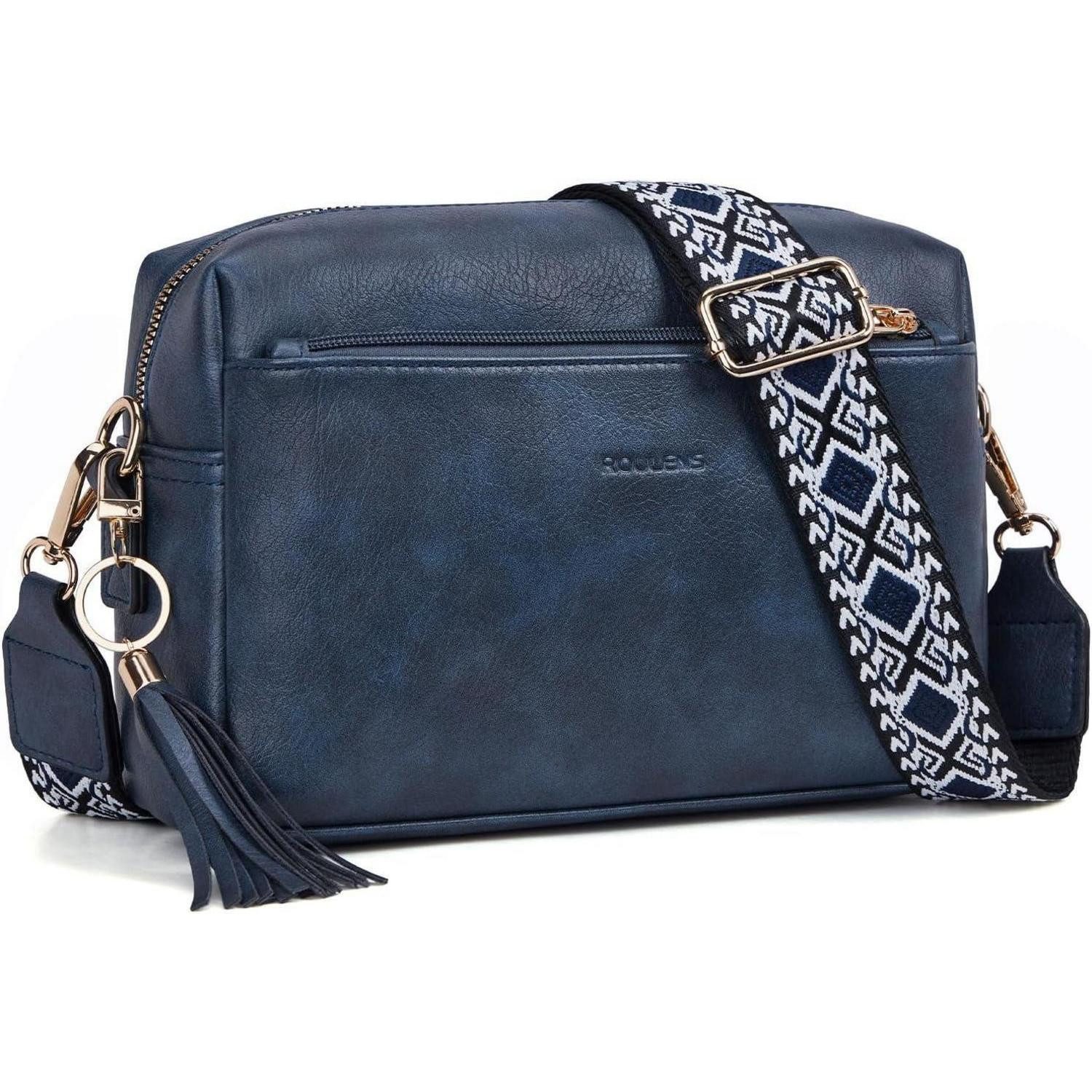 Umhängetasche Damen Handy Umhängetasche Veganem Leder Crossbody Schultertasche