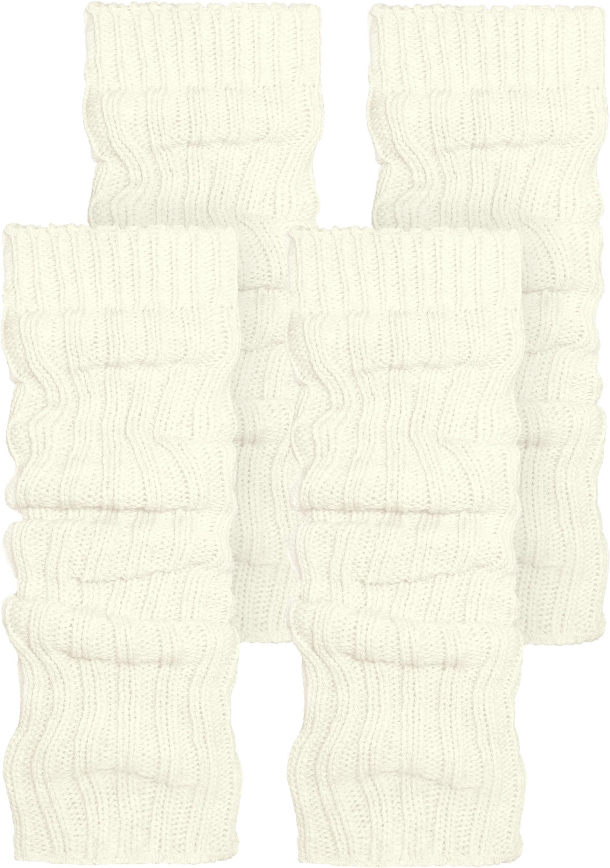 normani Beinstulpen 2 Paar Strickstulpen mit wärmender Alpakawolle modische Strickstulpen