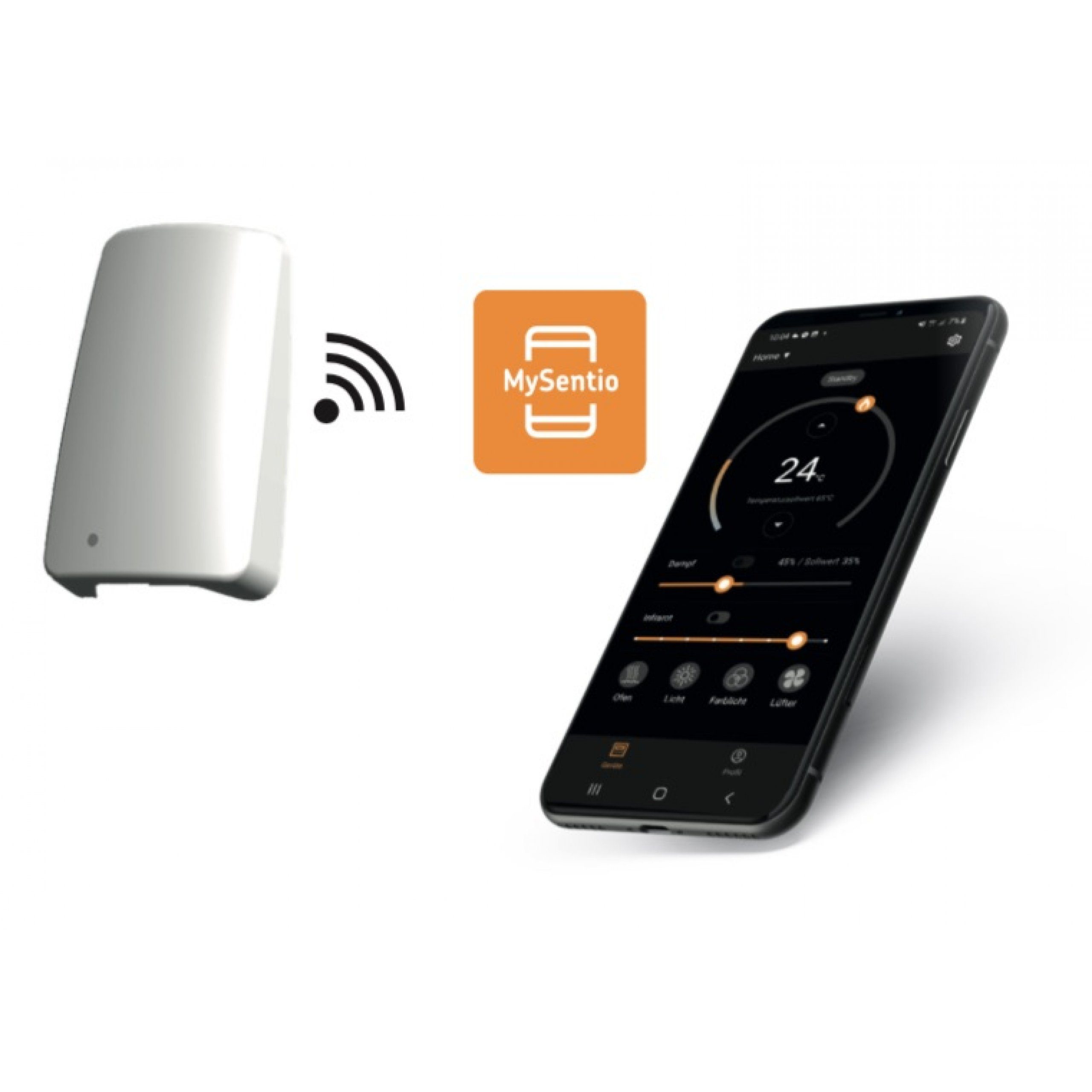 Sentiotec Sauna-Steuergerät Sentiotec MySentio WiFi Dongle S-WIFI01 für Saunasteuerung home.com4