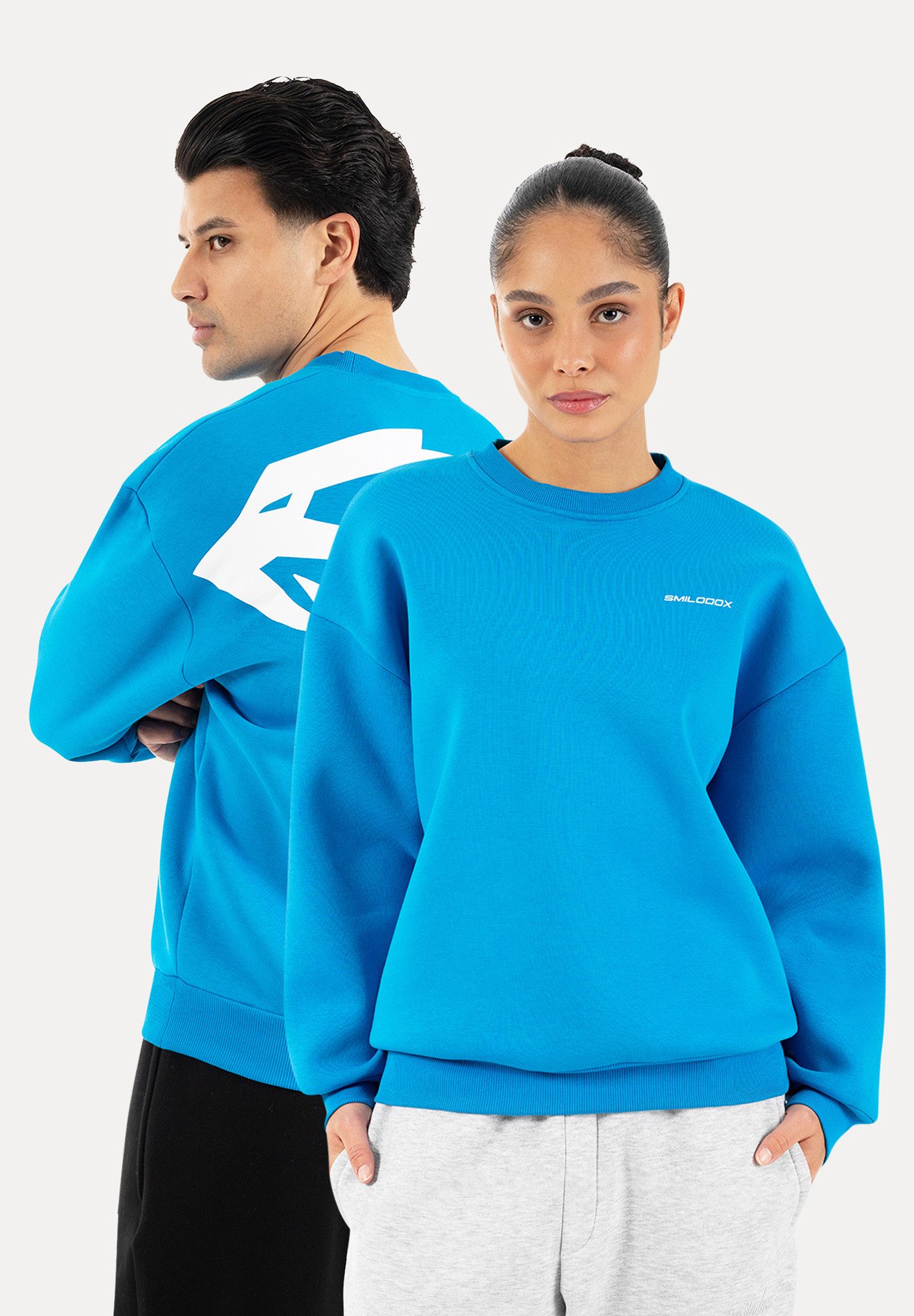 Smilodox Sweatshirt Tane Oversize