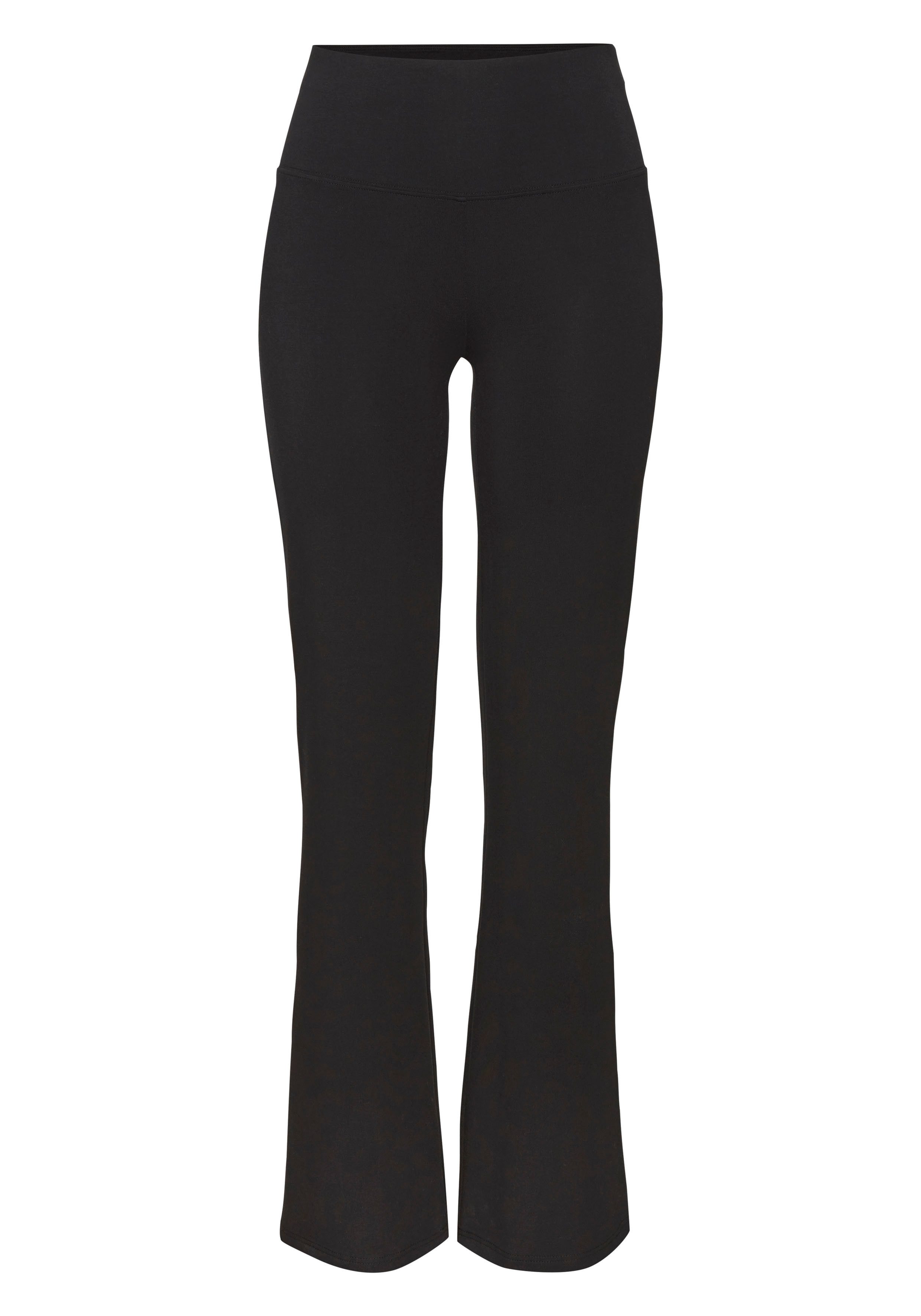 LASCANA ACTIVE Leggings Breites Bündchen und ausgestellte Beine – Bild 2 von 5