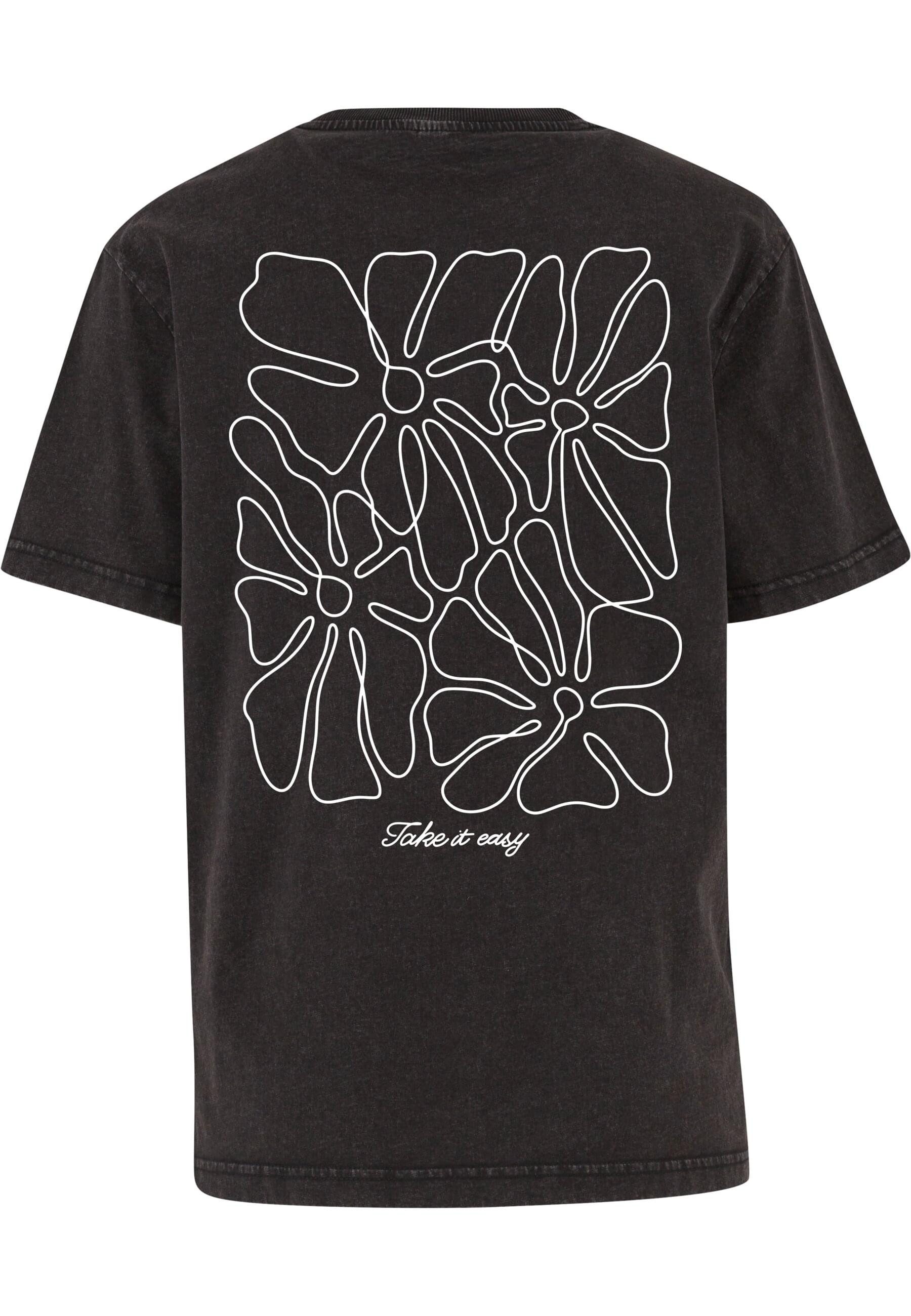 Miss Tee T-Shirt Miss Tee One Line Flowers Ladies Vintage Everyday Tee (1-t günstig online kaufen