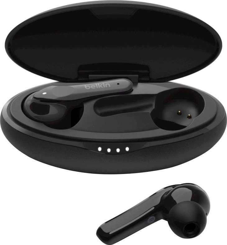 Ladecase) mit Plus Move (True In-Ear-Kopfhörer Bluetooth, Belkin SOUNDFORM kabellosem wireless Wireless,