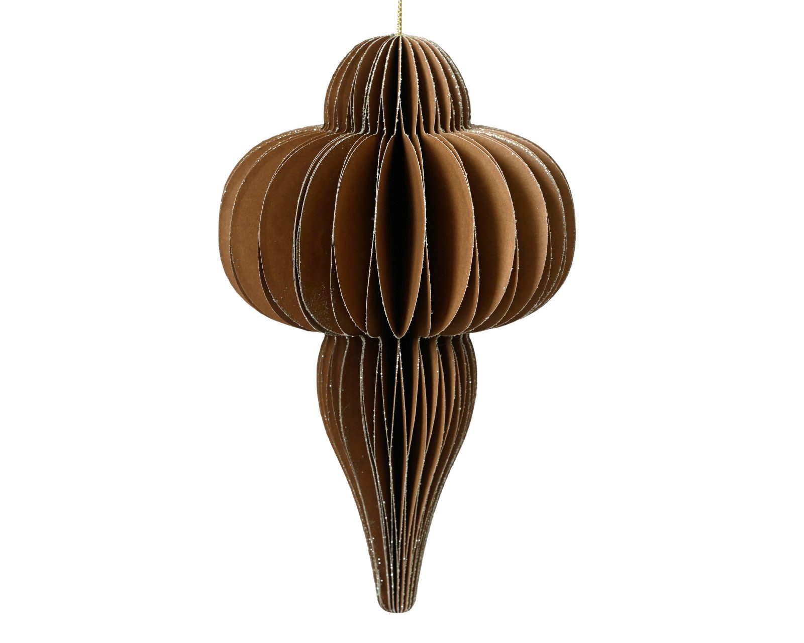 Decoris season decorations Dekofigur Ornament braun 20cm