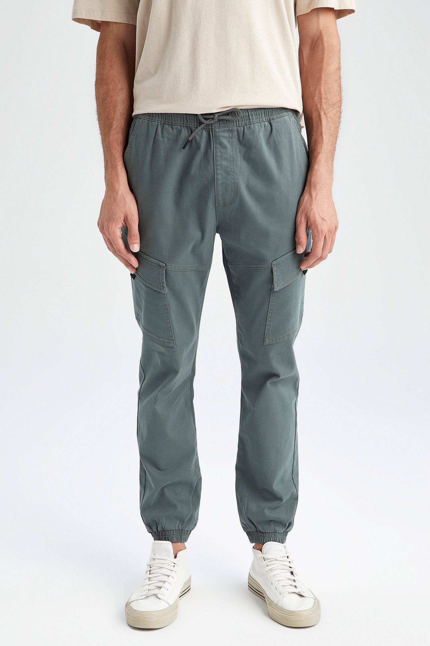 DeFacto Cargohose Herren Cargohose Slim Cargo Jogger