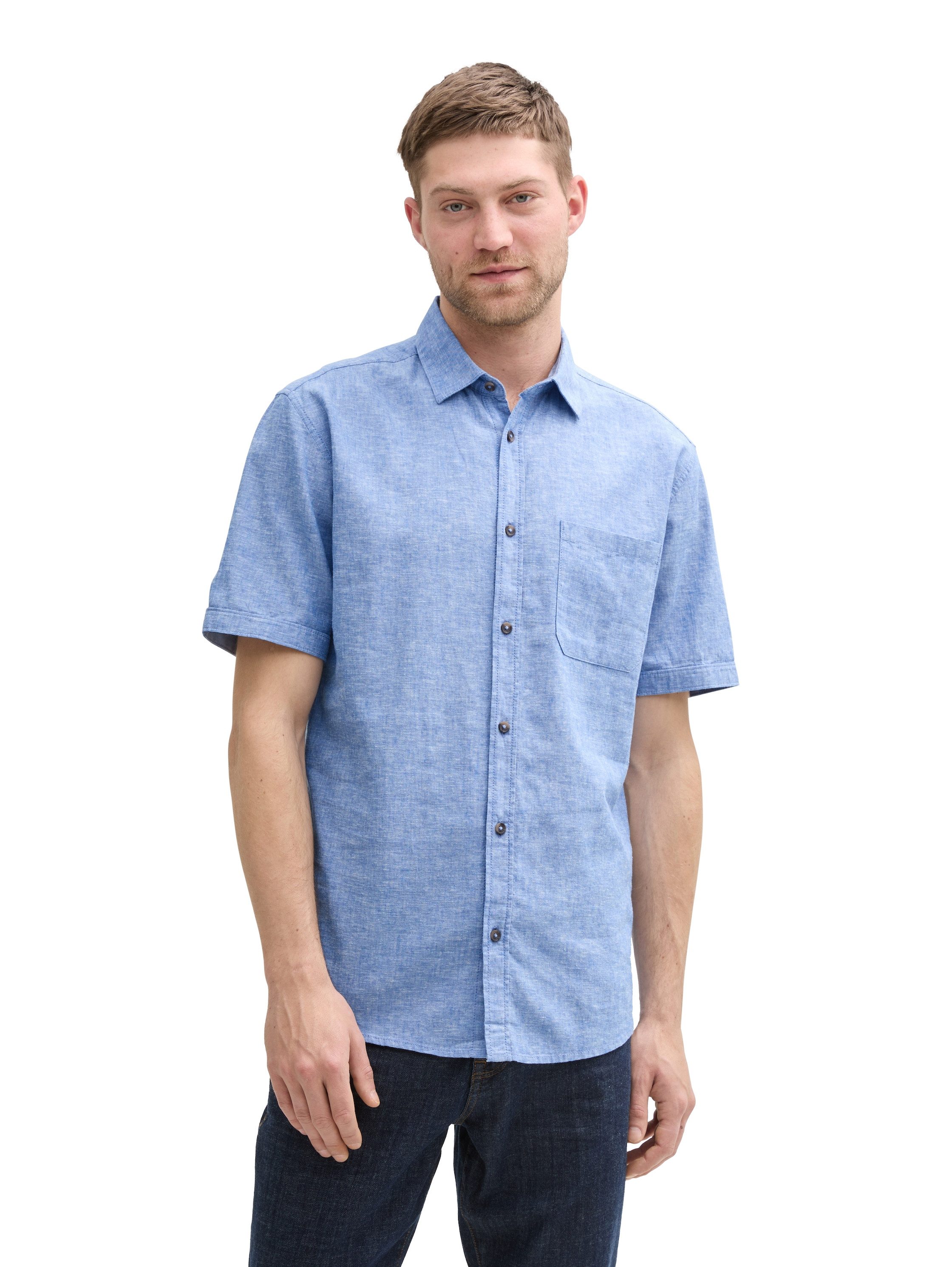 TOM TAILOR Kurzarmhemd mit Brusttasche günstig online kaufen