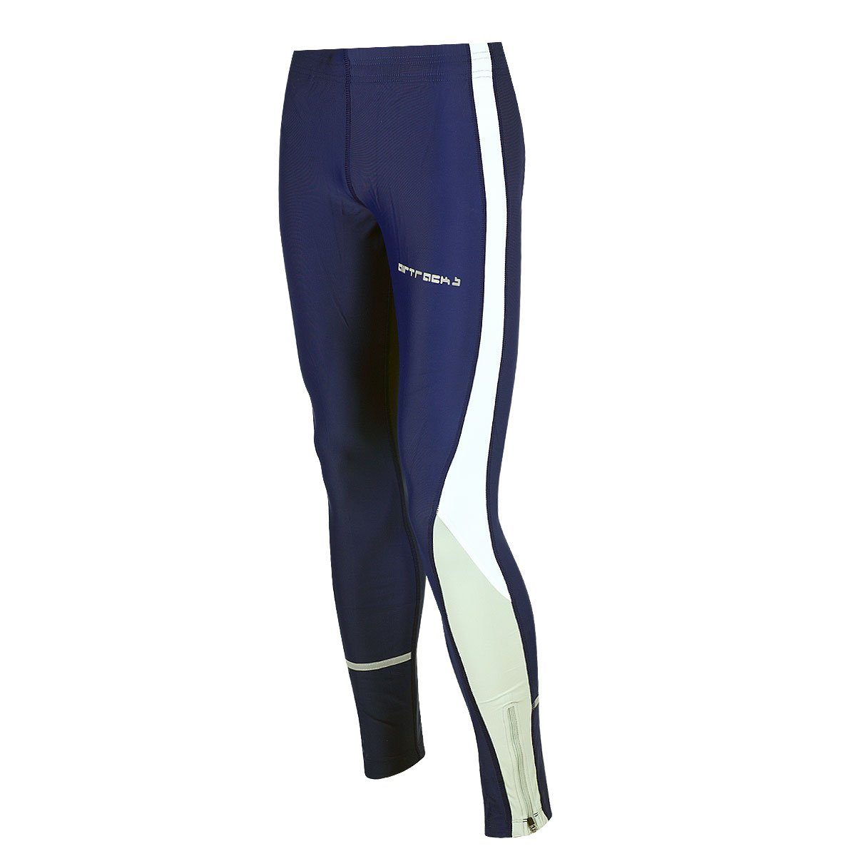 Airtracks Lauftights Herren Thermo Laufhose Lang Funktions Sporthose mit warme Thermoqualität, bei kaltem Wetter » S M L Xl XXL XXXL « blau