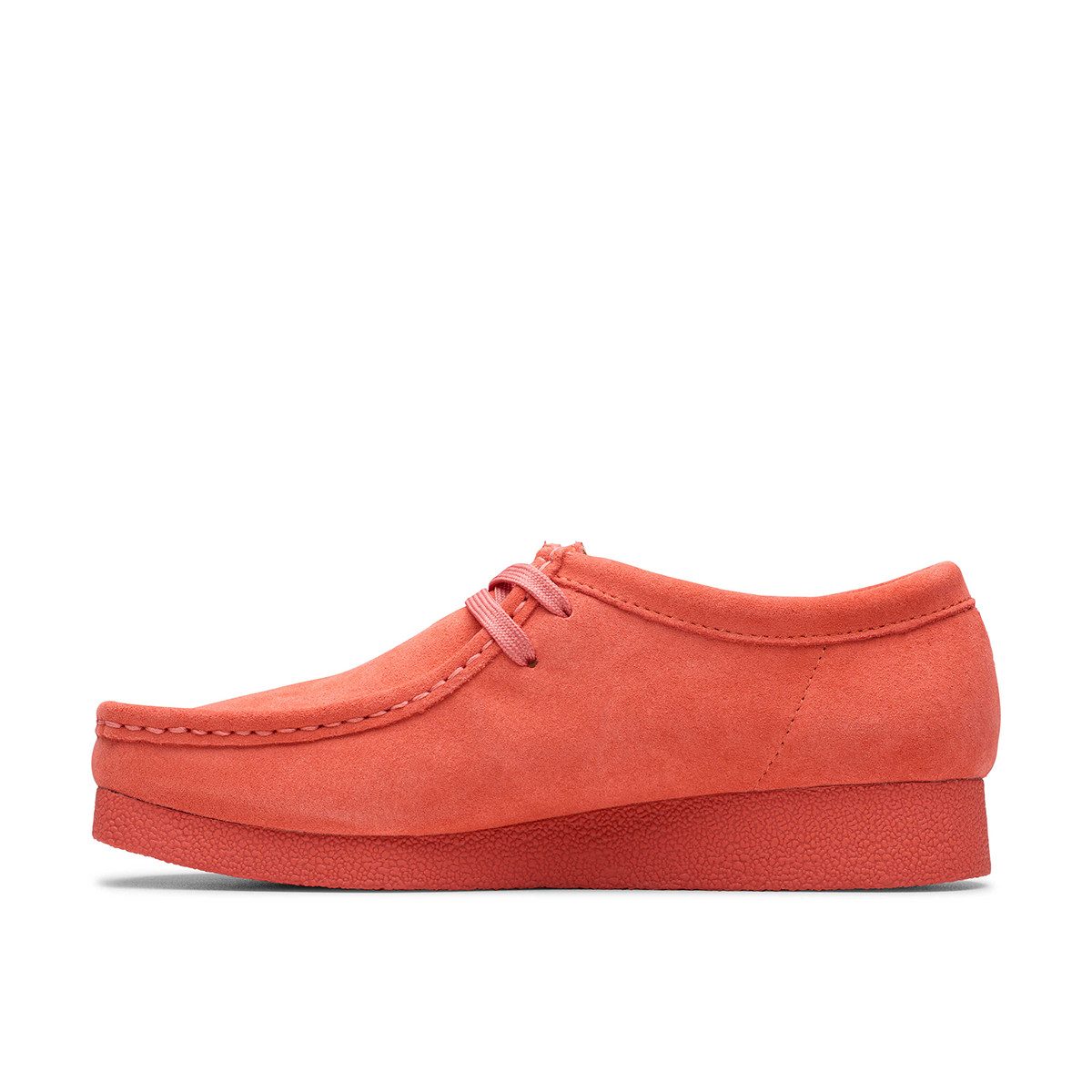Clarks WallabeeEVOSh 26181403 4, Schnürschuhe in Orange für Damen Schnürschuh