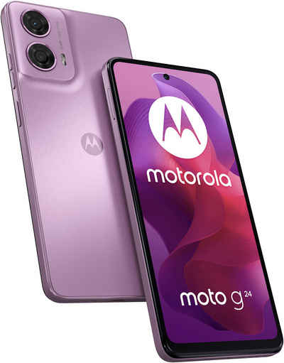 Motorola Moto G24 Smartphone (16,66 cm/6,56 Zoll, 128 GB Speicherplatz, 50 MP Kamera)