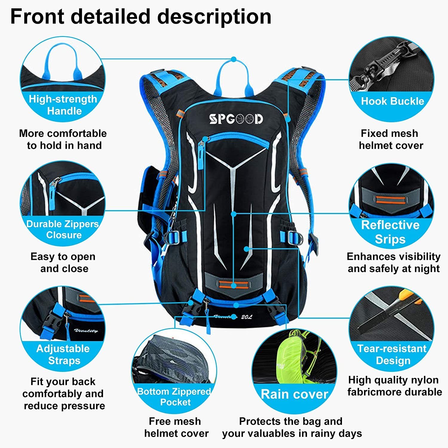 XDeer Fahrradrucksack 18L Ultraleicht Sportrucksack mit günstig online kaufen