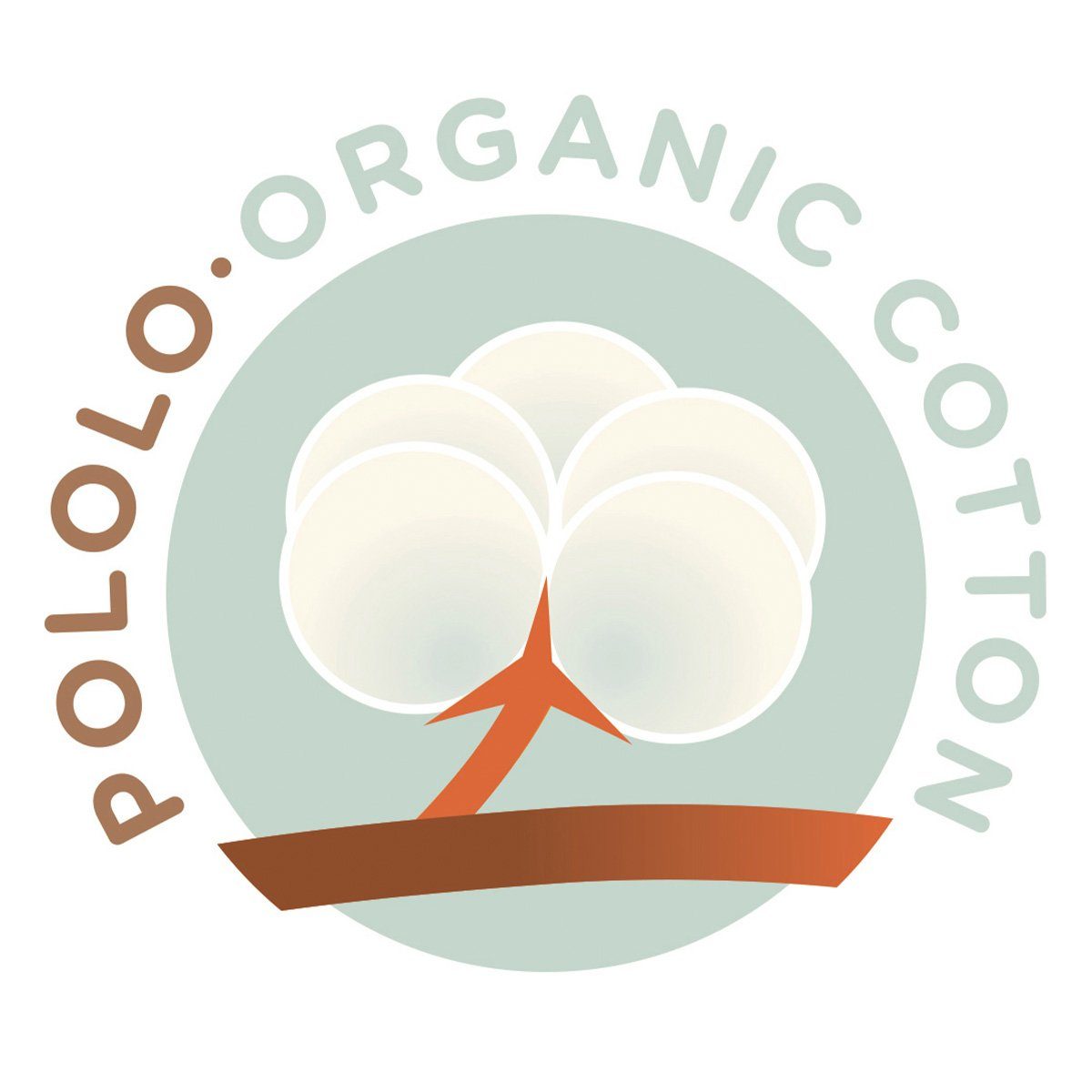 Barfuß Kinderschuhe Cosy, Bio-Baumwolle aus POLOLO Orange (kBA) Hausschuh