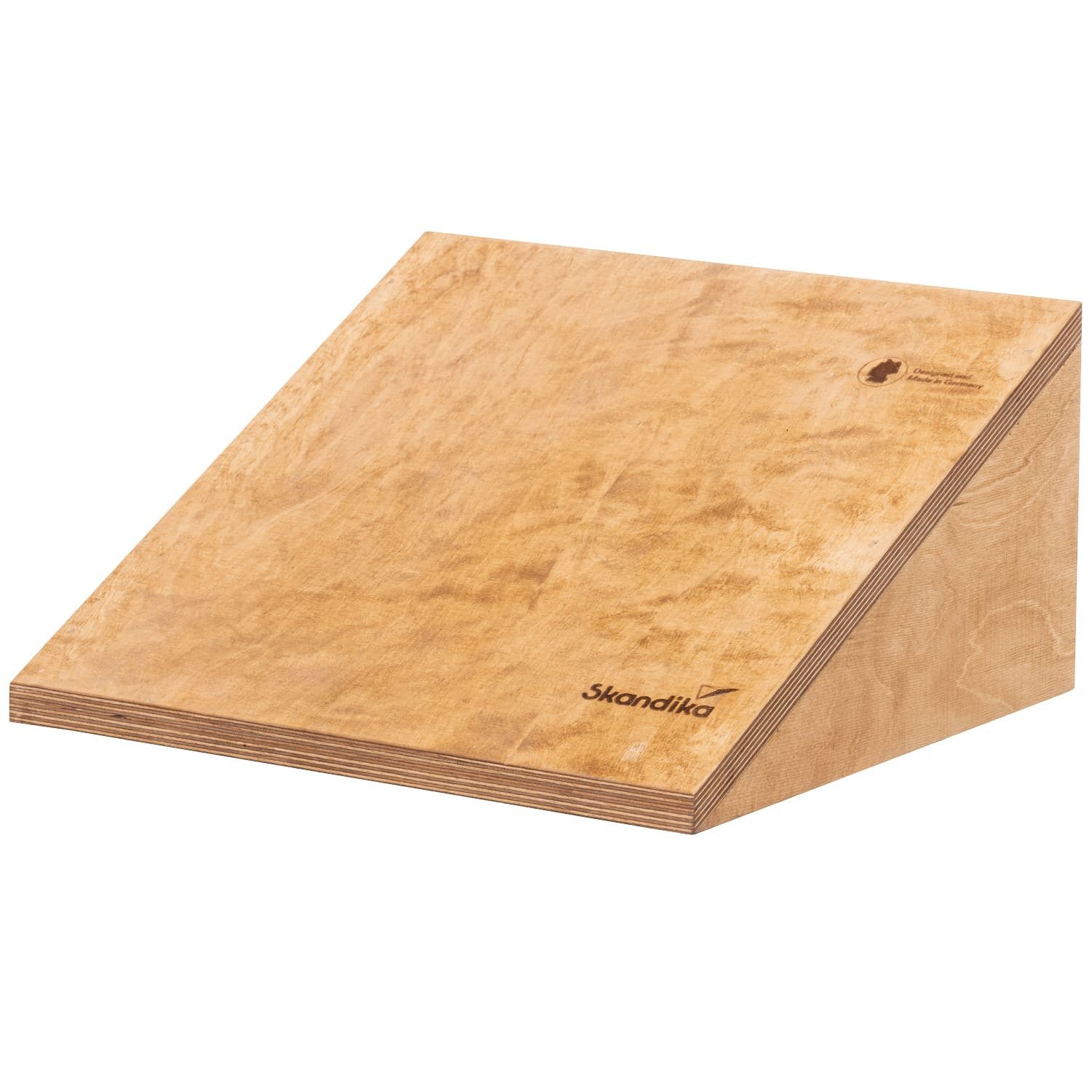 Skandika Beinspreizer Vira Wadendehner, Made in Germany, Wadentrainer aus Holz, Made in Germany, verstellbar mit 2 Stufen
