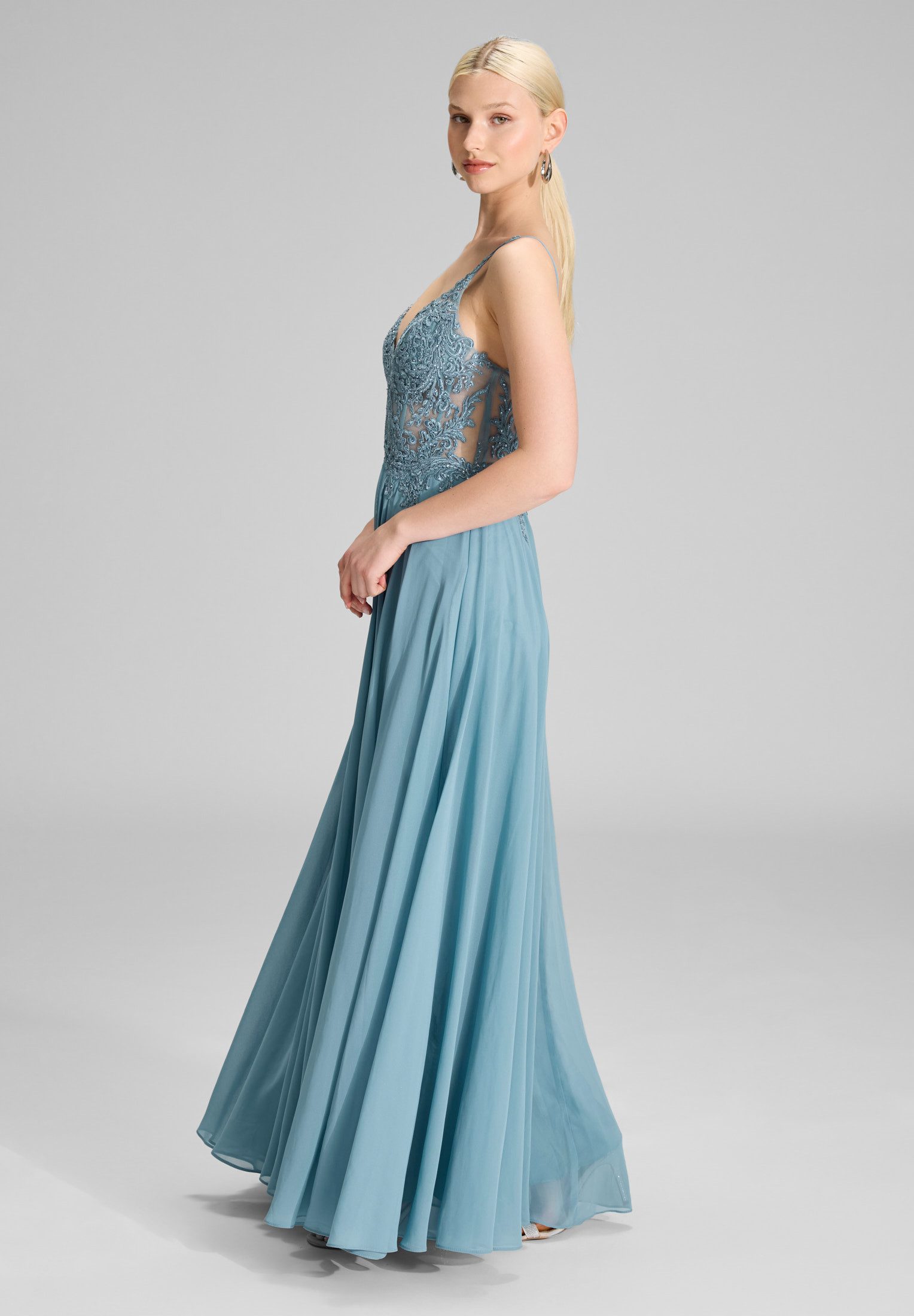 hey kyla Abendkleid Taillierter Schnitt mit günstig online kaufen