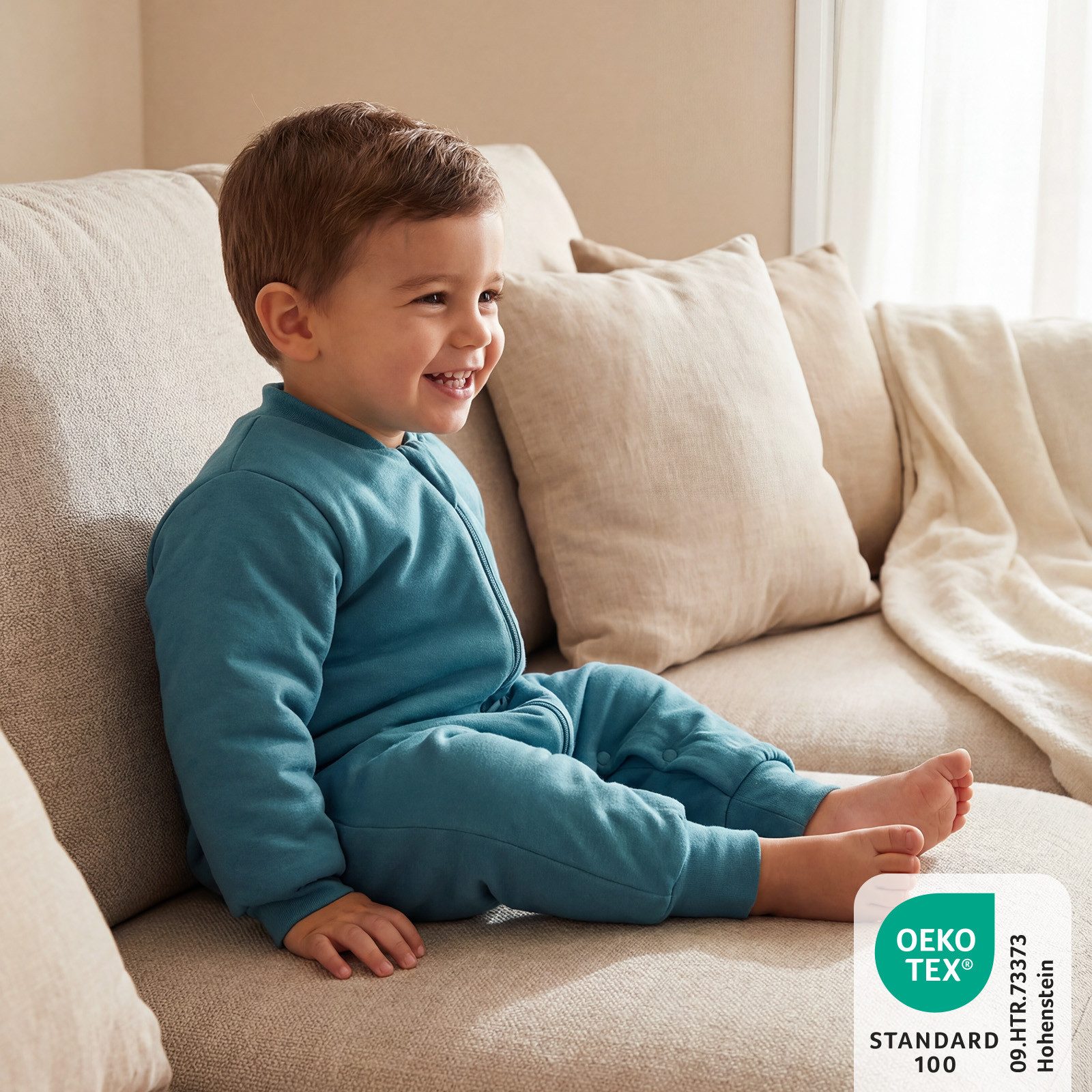 Schlummersack Kinderschlafsack Schlafsack mit Füßen, 3.5 Tog OEKO-TEX zertifiziert